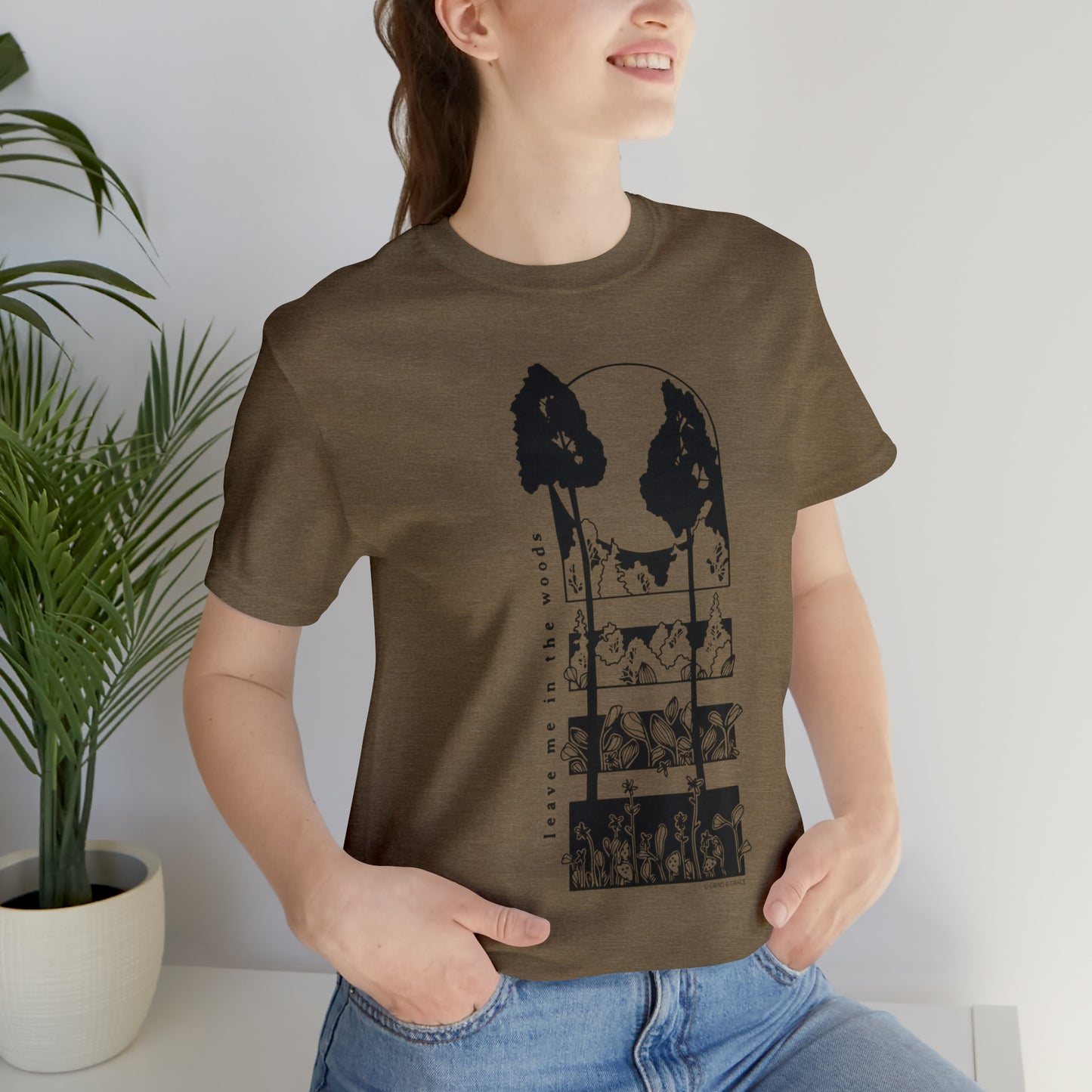 'LEAVE ME IN THE WOODS' UNISEX T-SHIRT