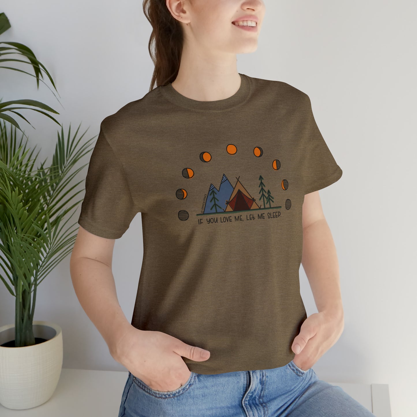 'IF YOU LOVE ME, LET ME SLEEP' WOMENS T-SHIRT | FULL COLOR INK