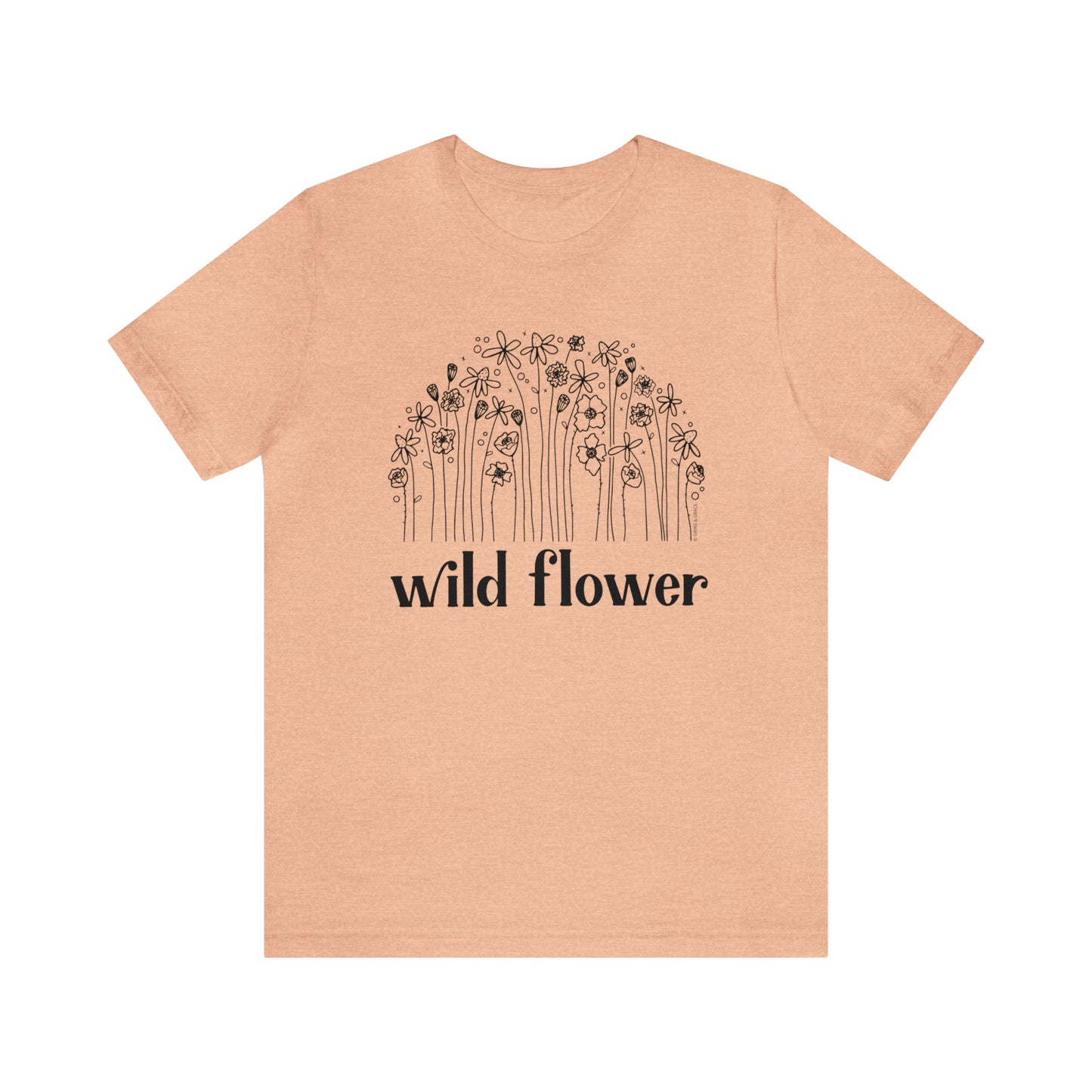 'WILD FLOWER' WOMENS T-SHIRT