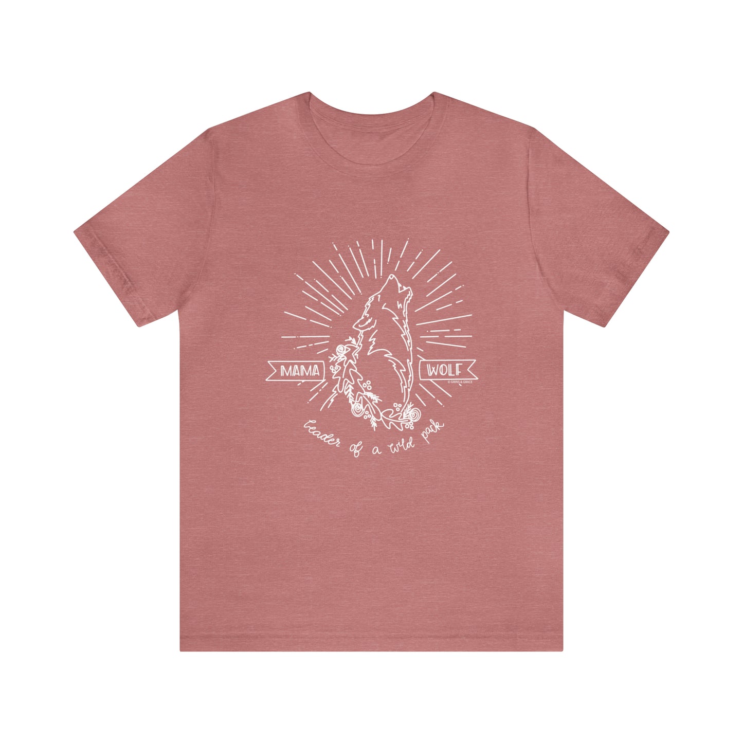 'LEADER OF A WILD PACK' WOLF MOM T-SHIRT
