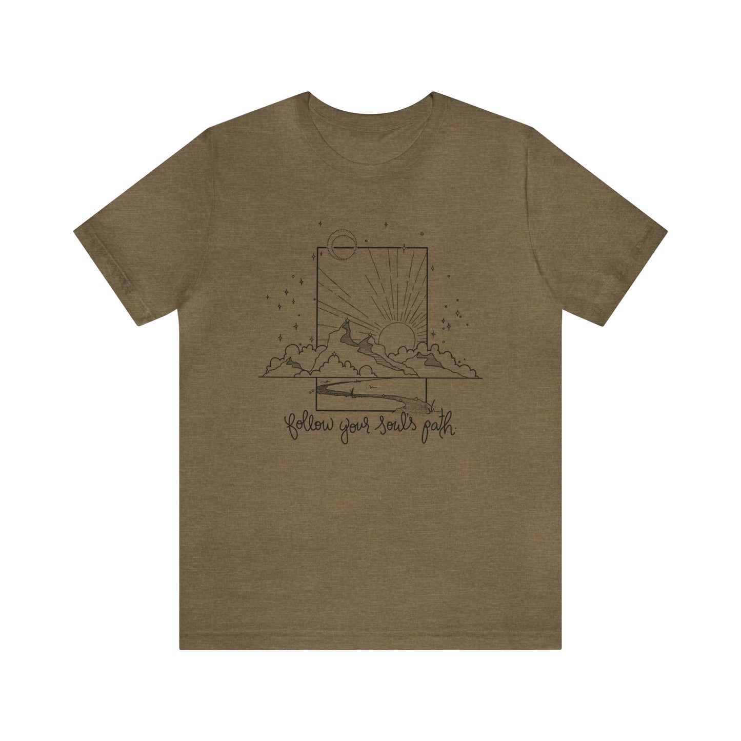 'FOLLOW YOUR SOUL'S PATH' WOMENS T-SHIRT