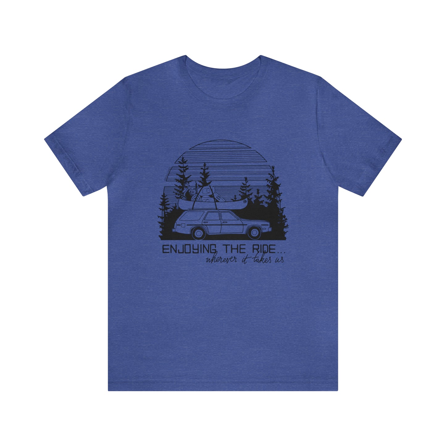 'ENJOYING THE RIDE' UNISEX T-SHIRT