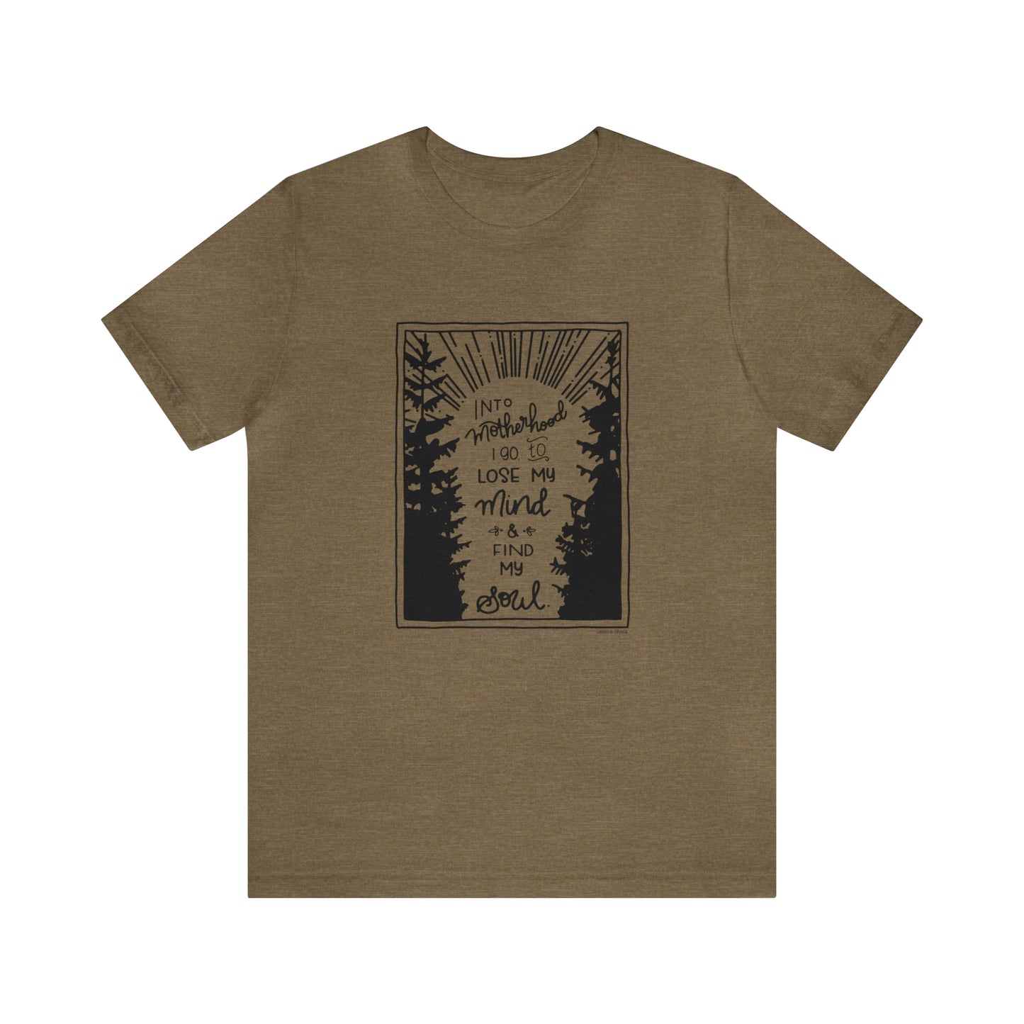 'INTO MOTHERHOOD I GO' MOM T-SHIRT