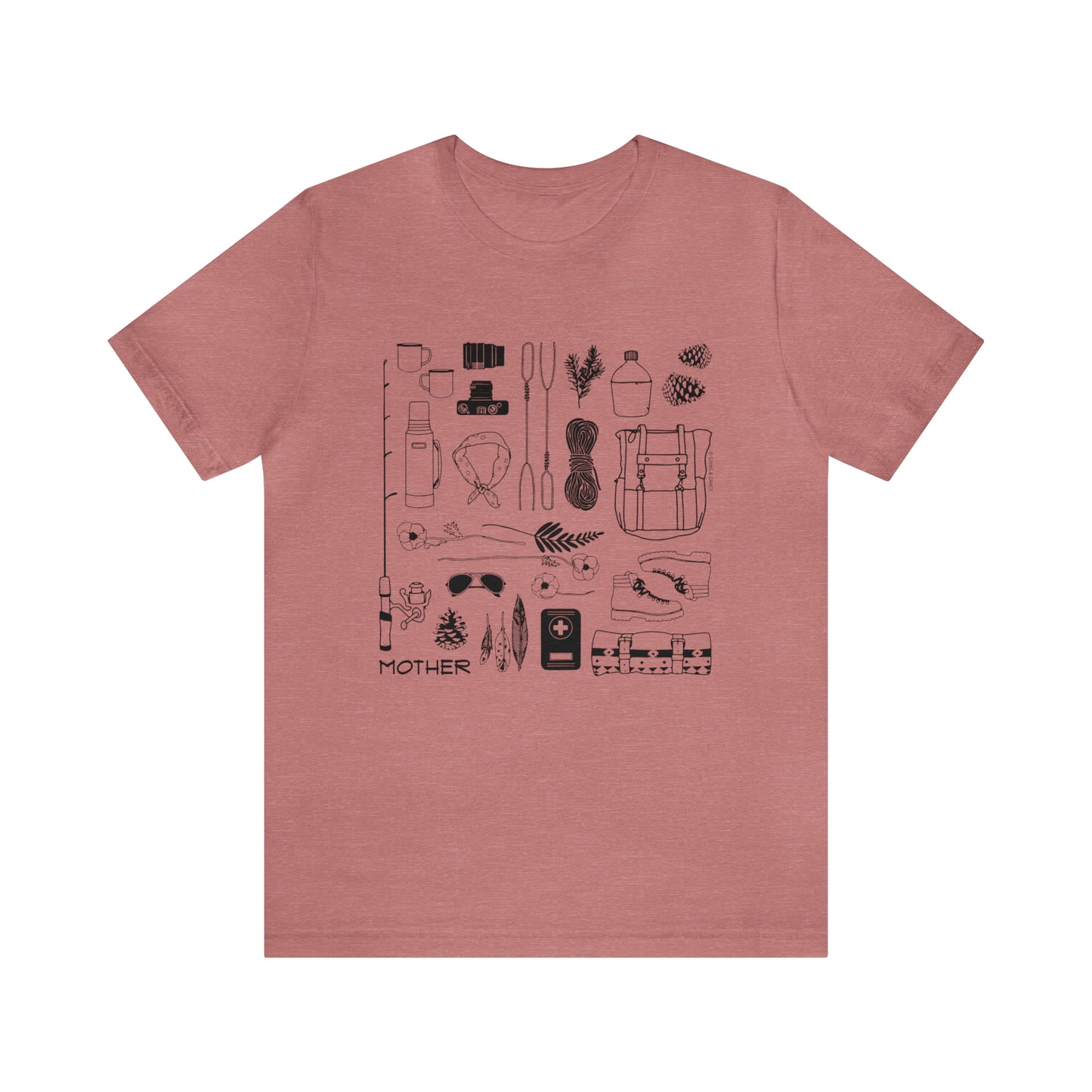 'MOTHER: READY FOR ADVENTURE' MOM T-SHIRT