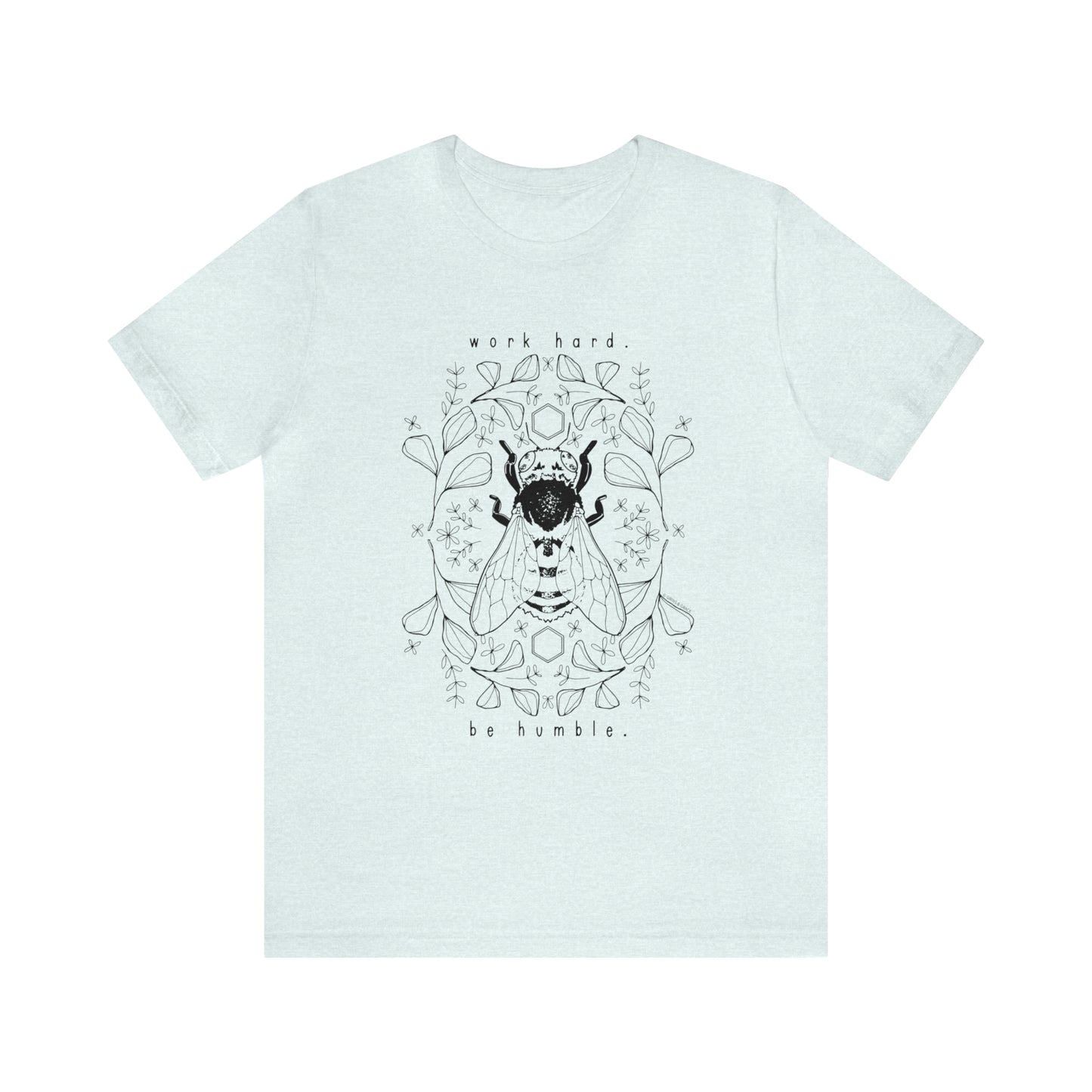 'WORK HARD. BE HUMBLE' WOMENS HONEYBEE T-SHIRT