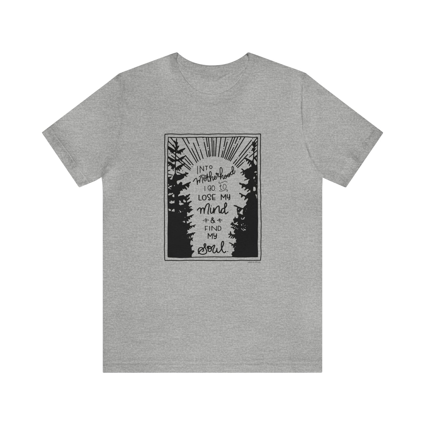 'INTO MOTHERHOOD I GO' MOM T-SHIRT