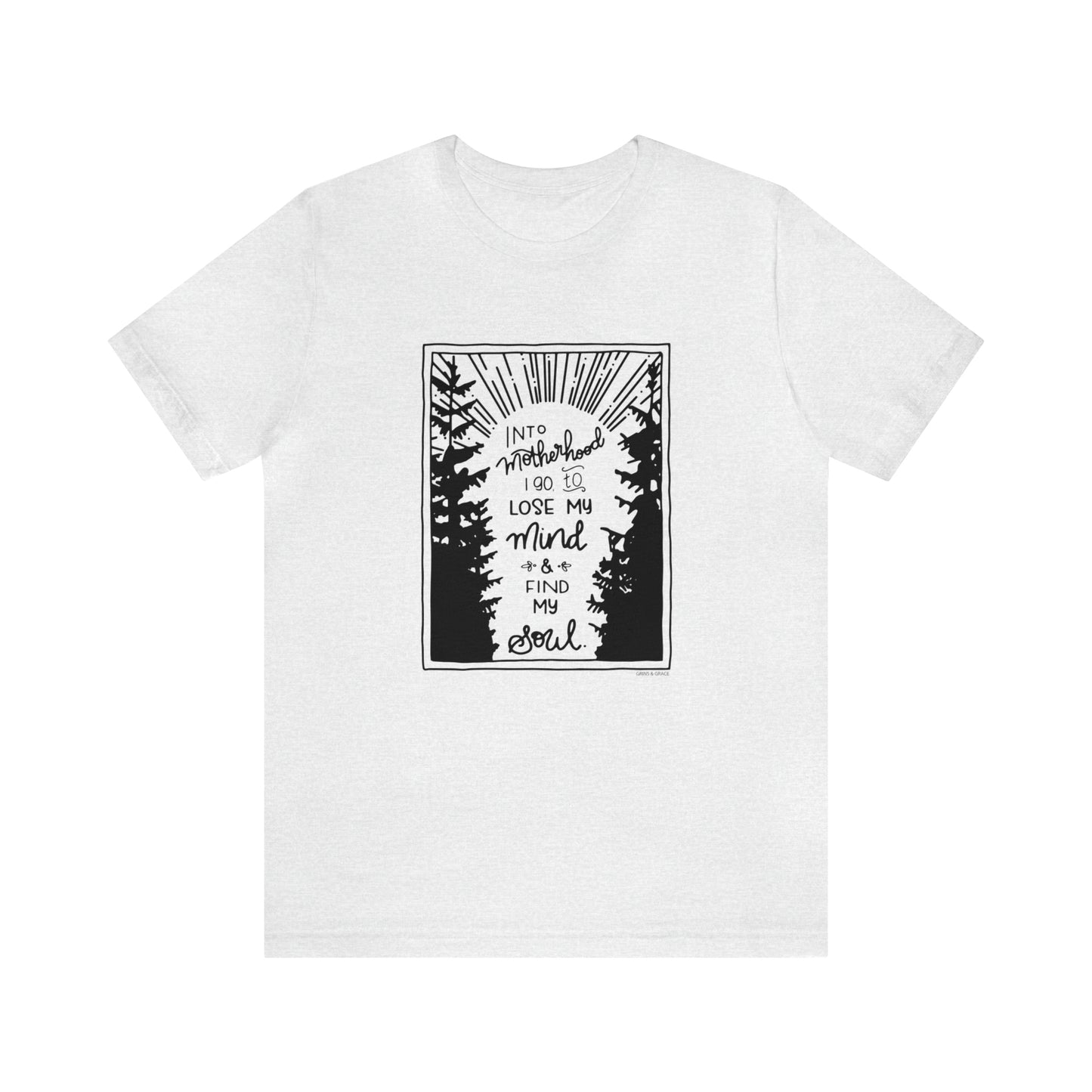 'INTO MOTHERHOOD I GO' MOM T-SHIRT