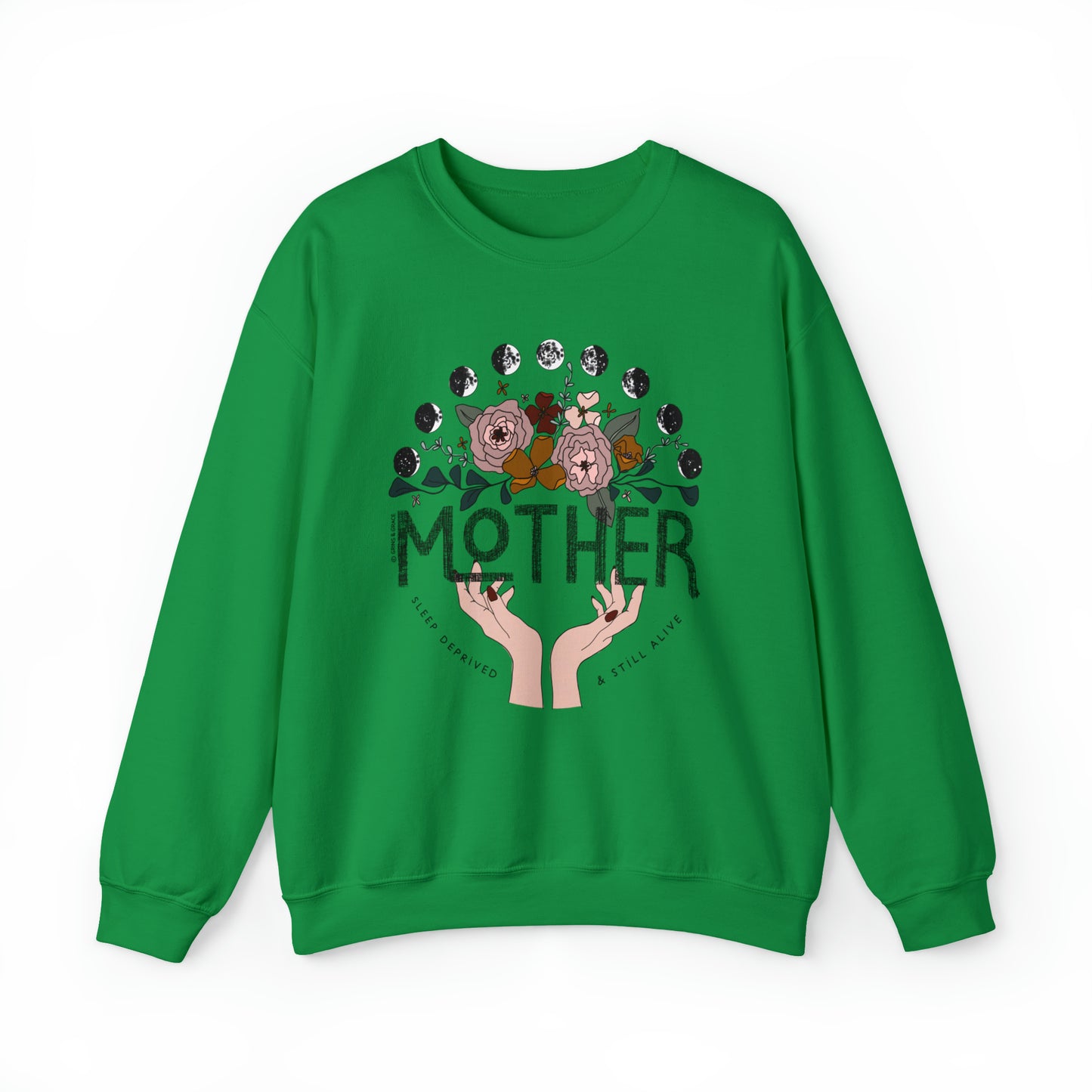 'MOTHER: SLEEP DEPRIVED + STILL ALIVE' MOM SWEATSHIRT