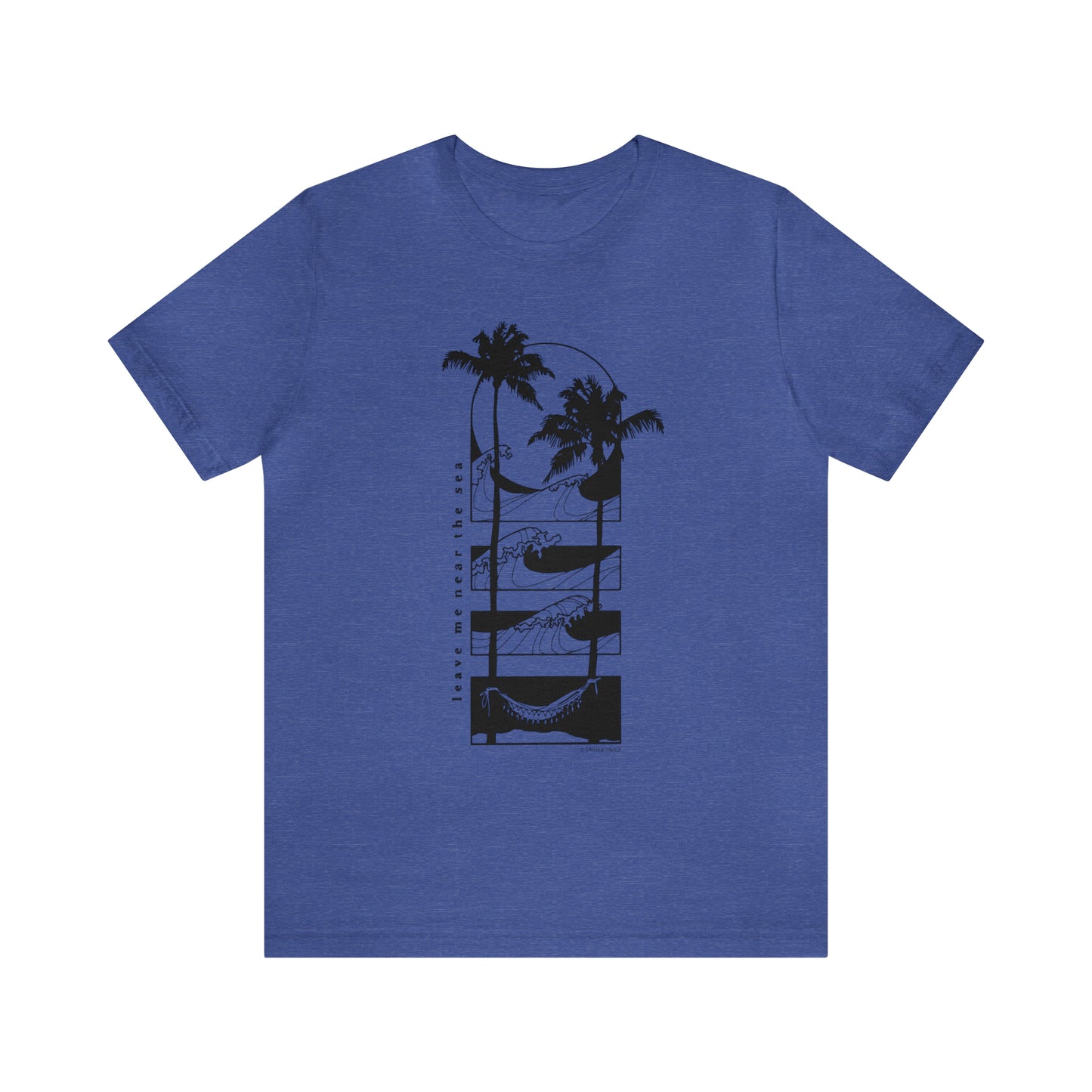 'LEAVE ME NEAR THE SEA' UNISEX T-SHIRT