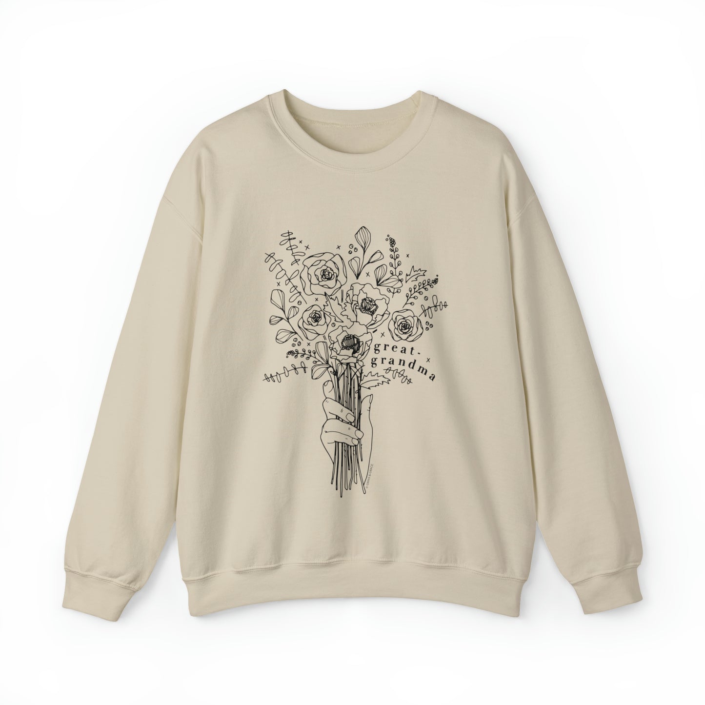'PICKING WILDFLOWERS' GREAT GRANDMA SWEATSHIRT