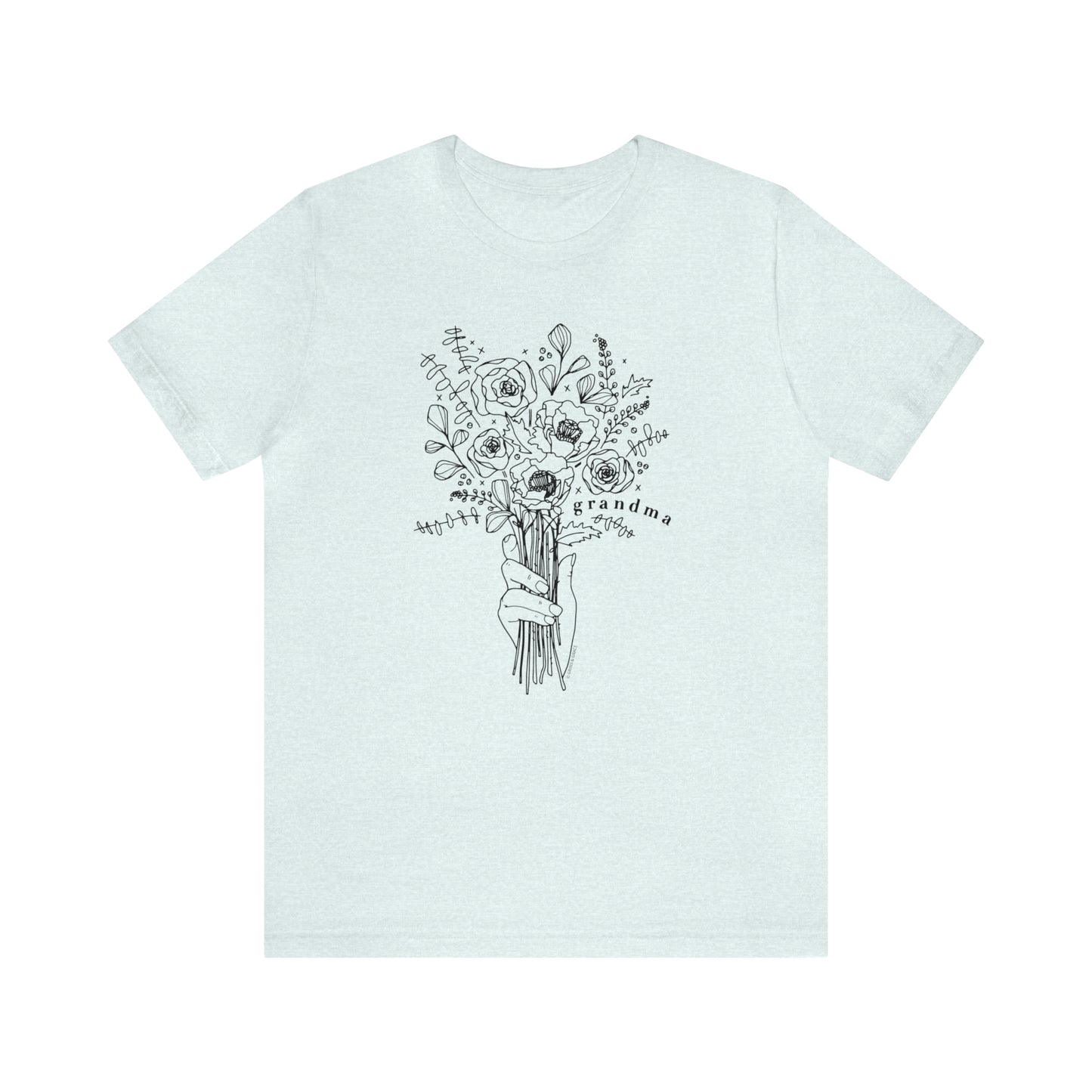 'GRANDMA: PICKING WILDFLOWERS' GRANDMA T-SHIRT