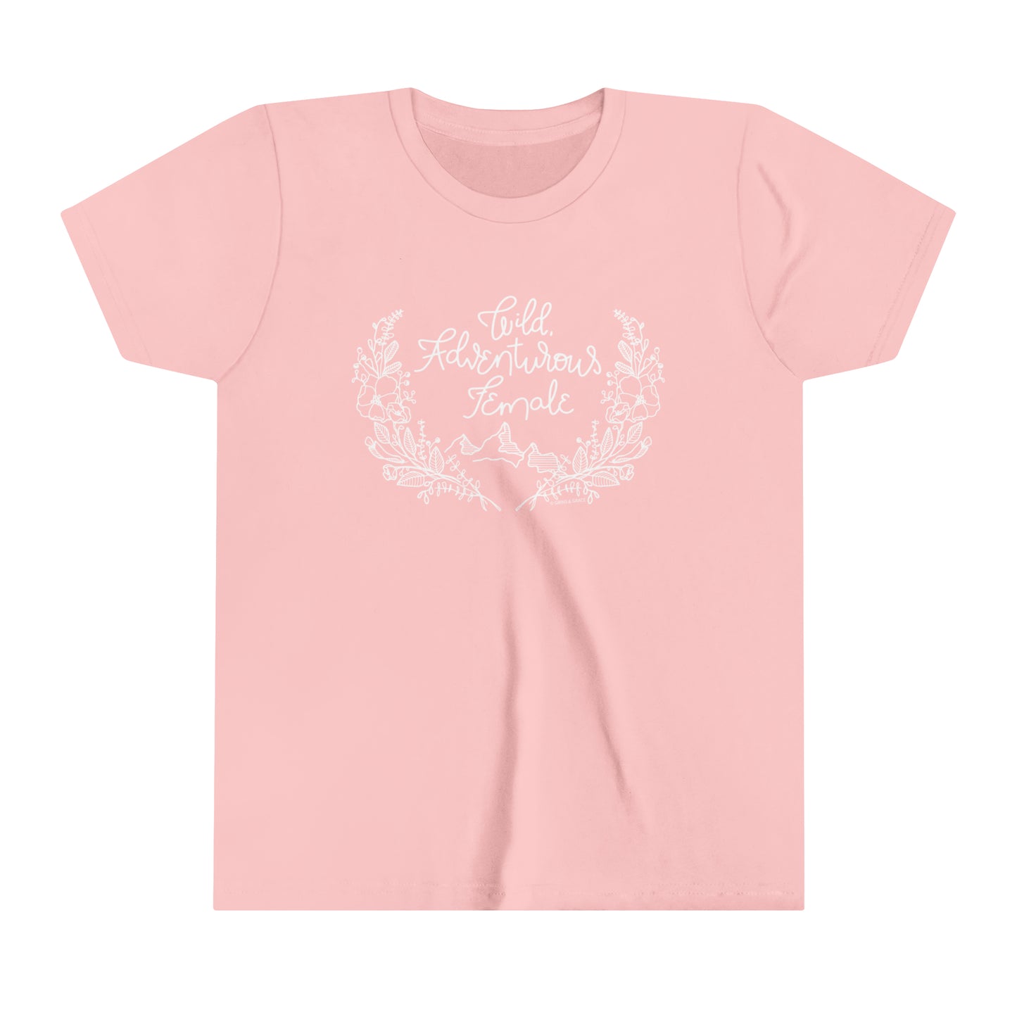 'WILD ADVENTUROUS FEMALE' KIDS T-SHIRT