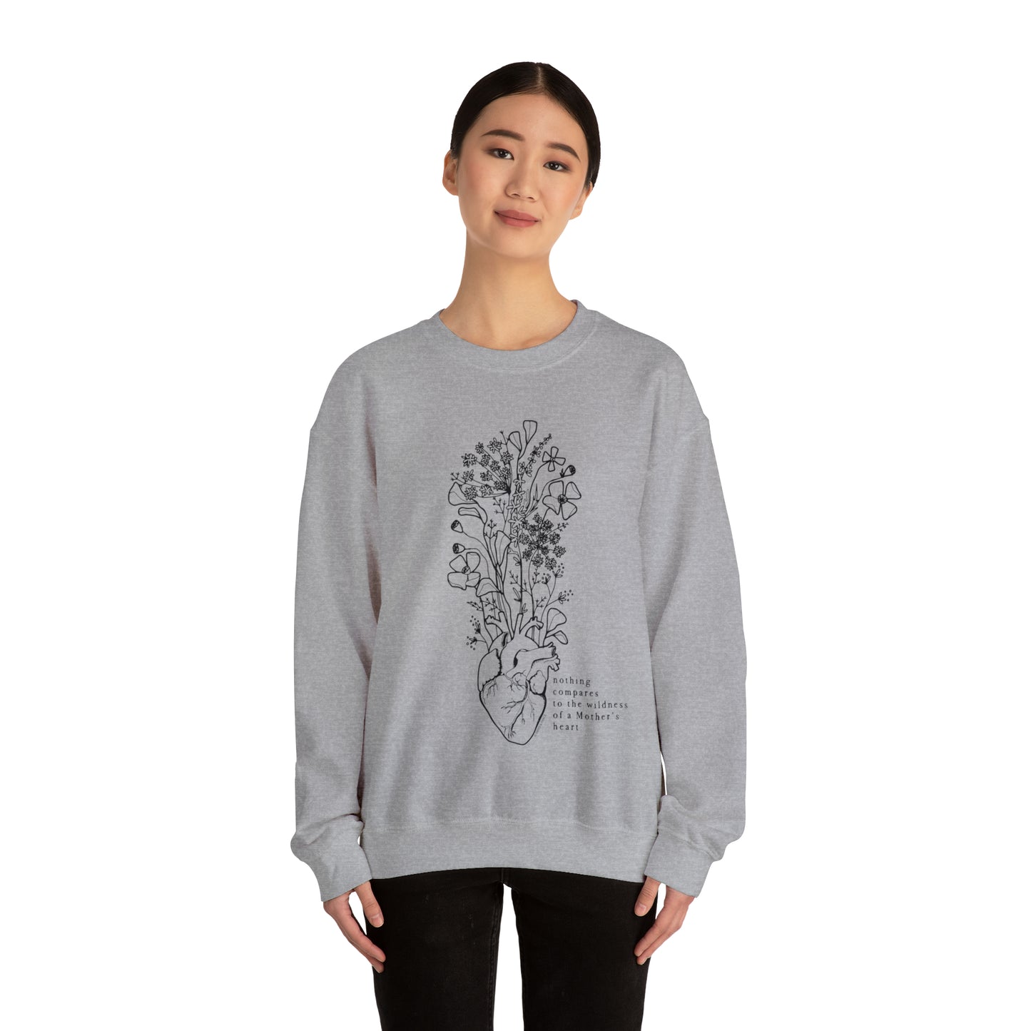 'THE WILDNESS OF A MOTHERS HEART' MOM SWEATSHIRT