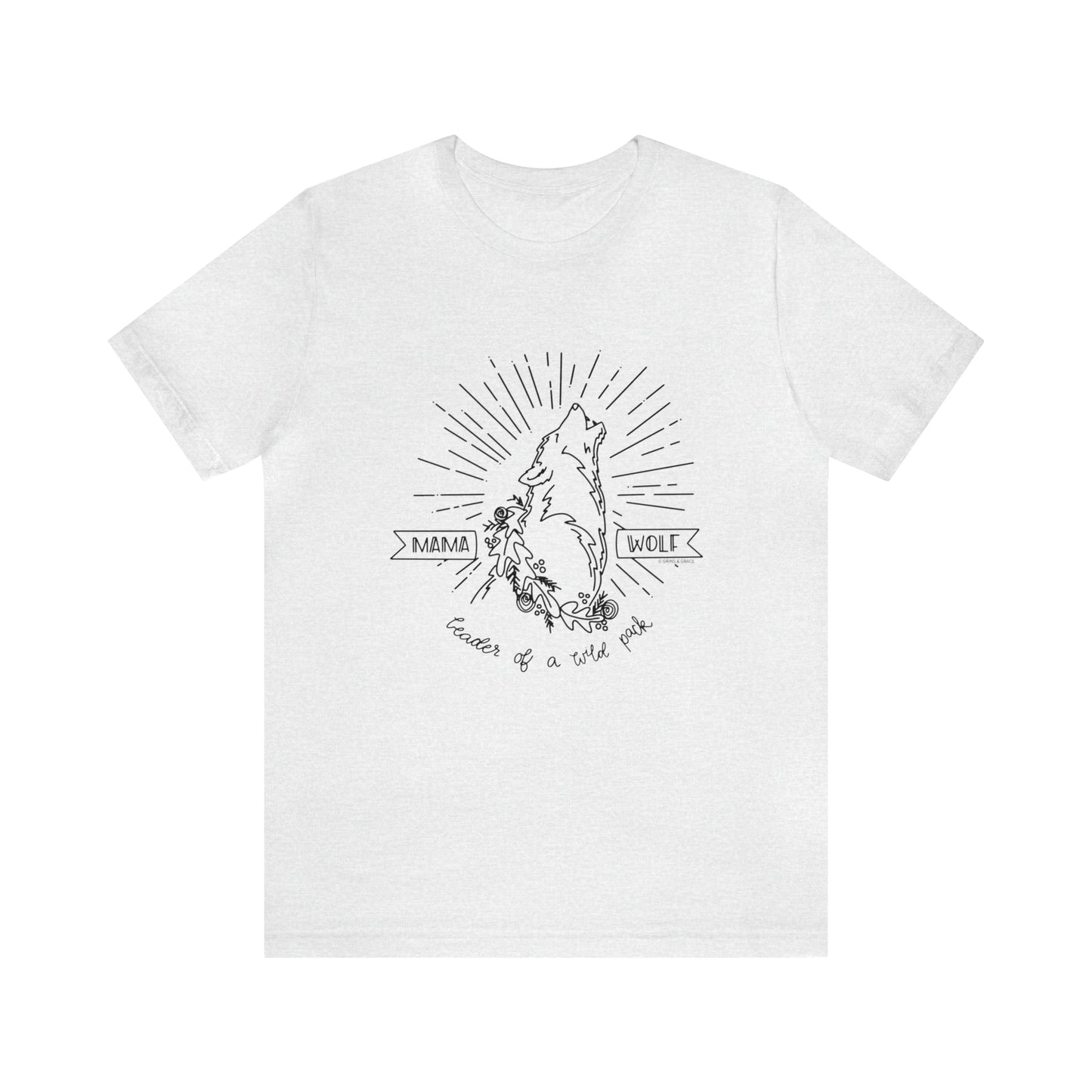 'LEADER OF A WILD PACK' WOLF MOM T-SHIRT