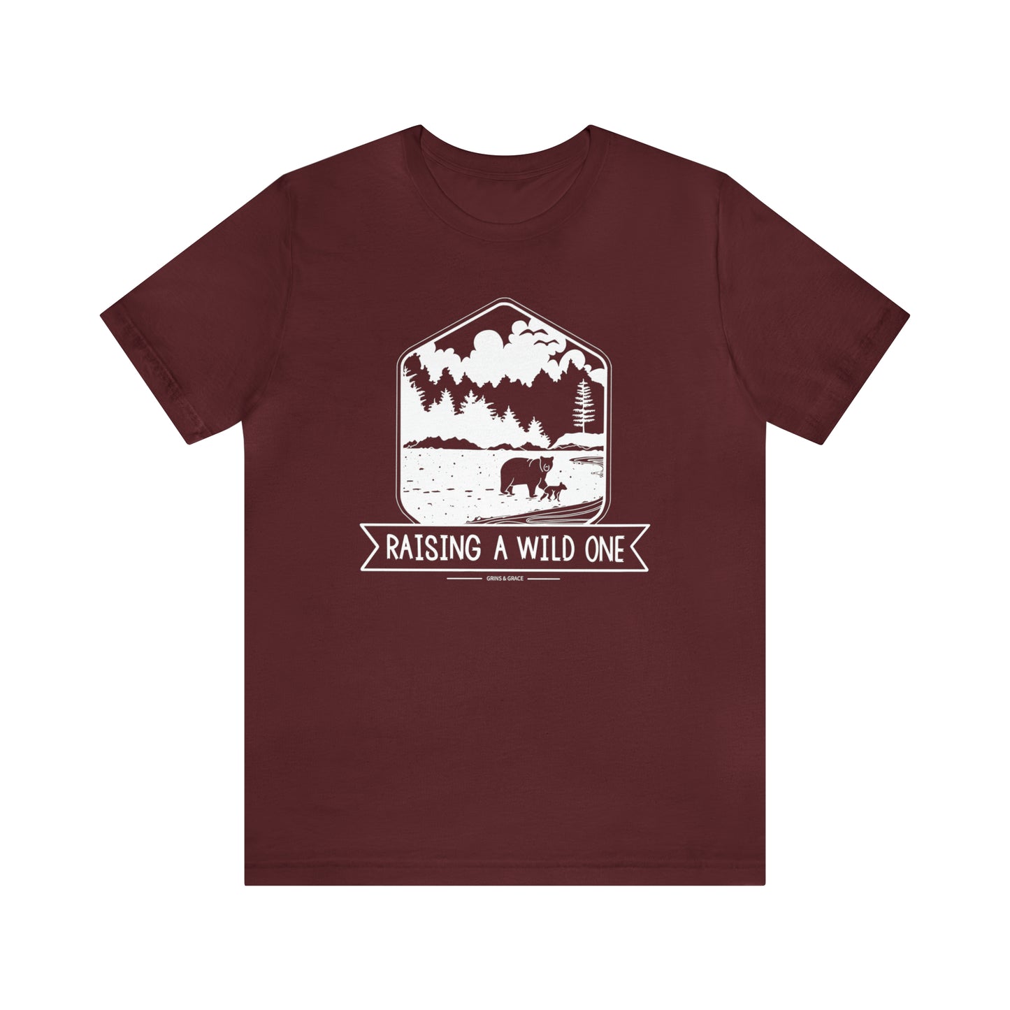 'RAISING A WILD ONE' MAMA BEAR MOM T-SHIRT