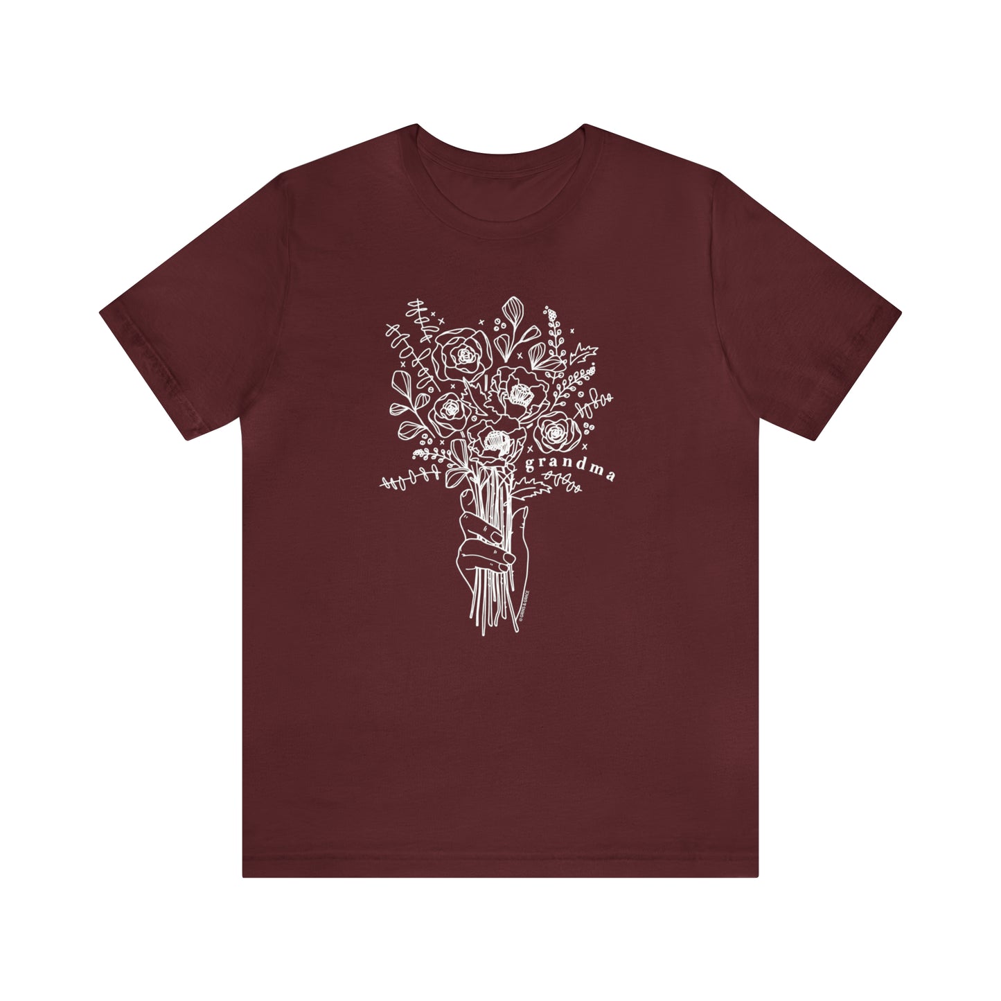 'GRANDMA: PICKING WILDFLOWERS' GRANDMA T-SHIRT