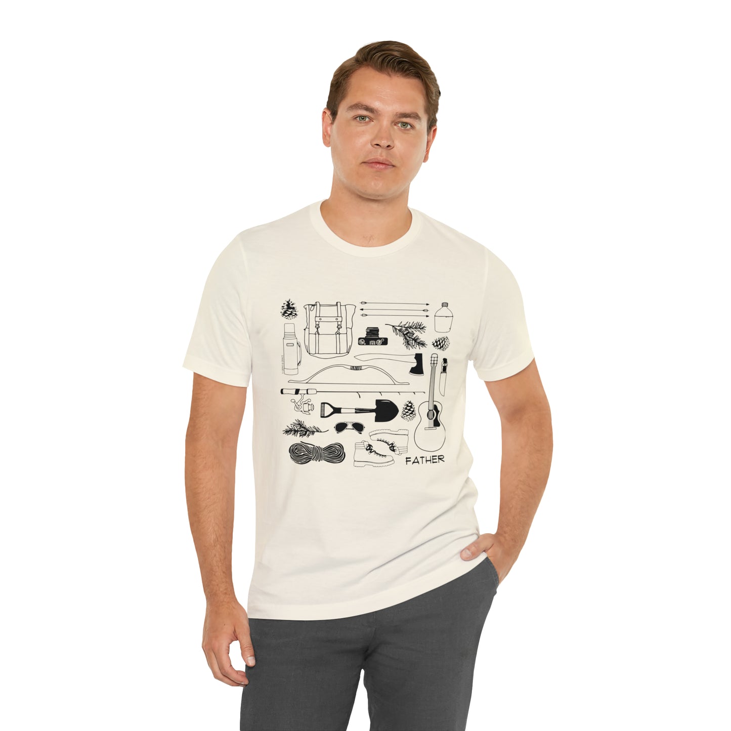 FATHER: READY FOR ADVENTURE' DAD T-SHIRT