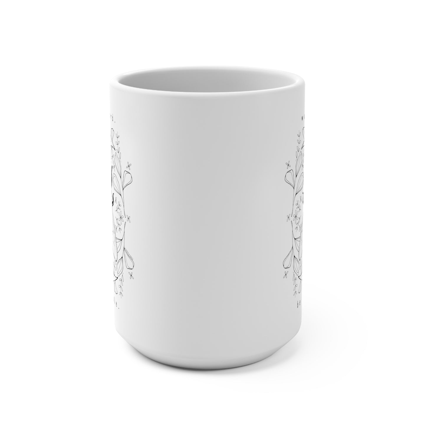 'WORK HARD, BE HUMBLE' 15 OZ COFFEE MUG