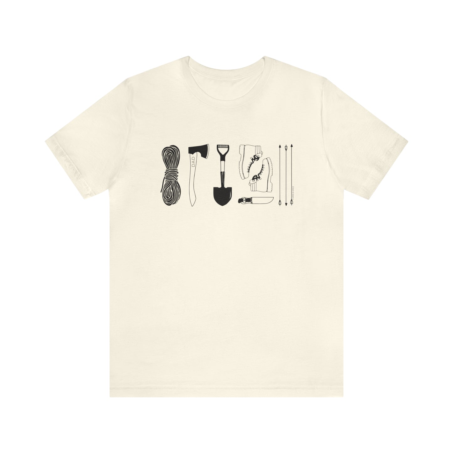 'OUTDOORSMAN DAD' MEN'S T-SHIRT