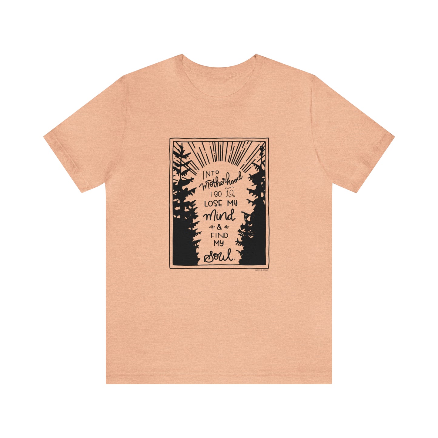 'INTO MOTHERHOOD I GO' MOM T-SHIRT
