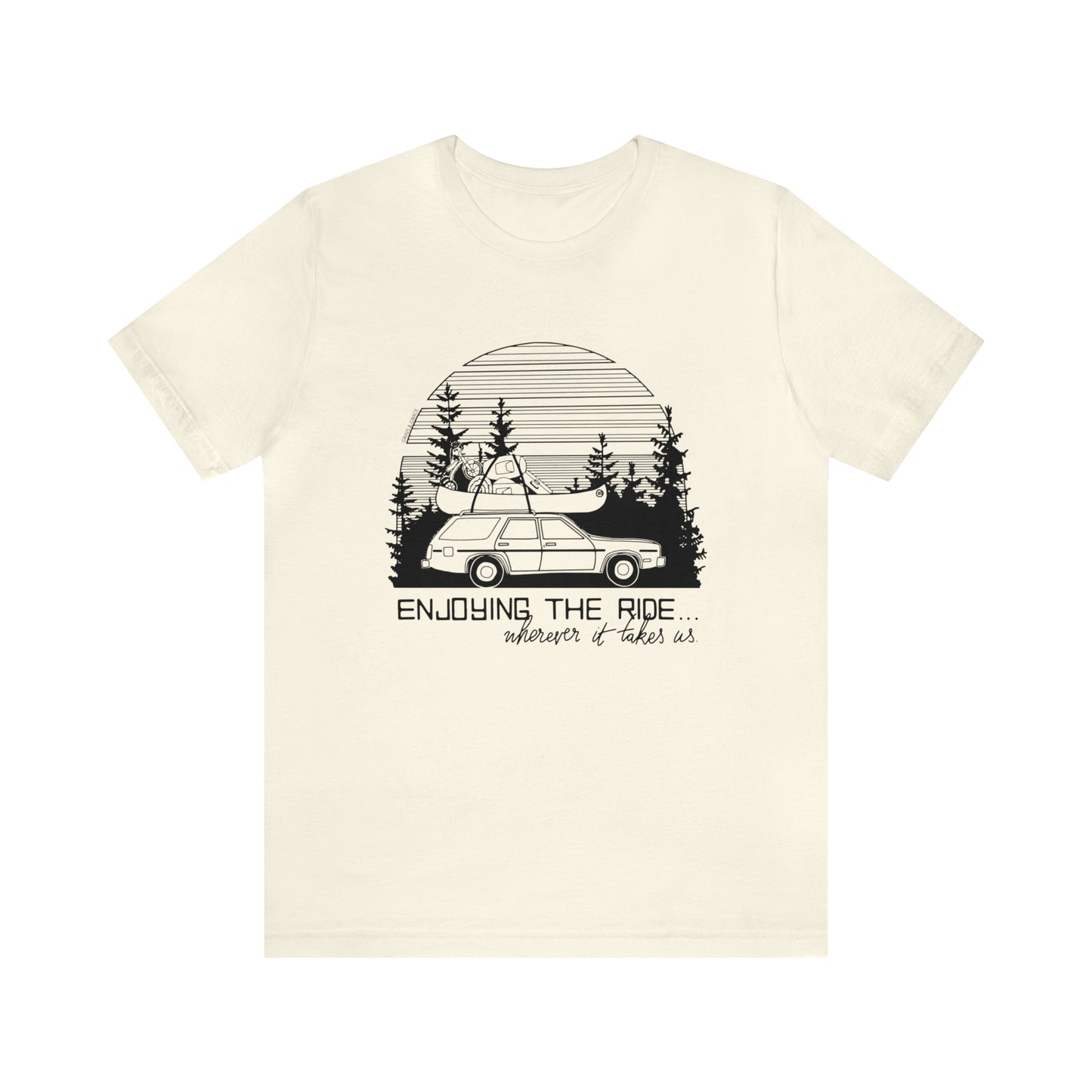 'ENJOYING THE RIDE' UNISEX T-SHIRT
