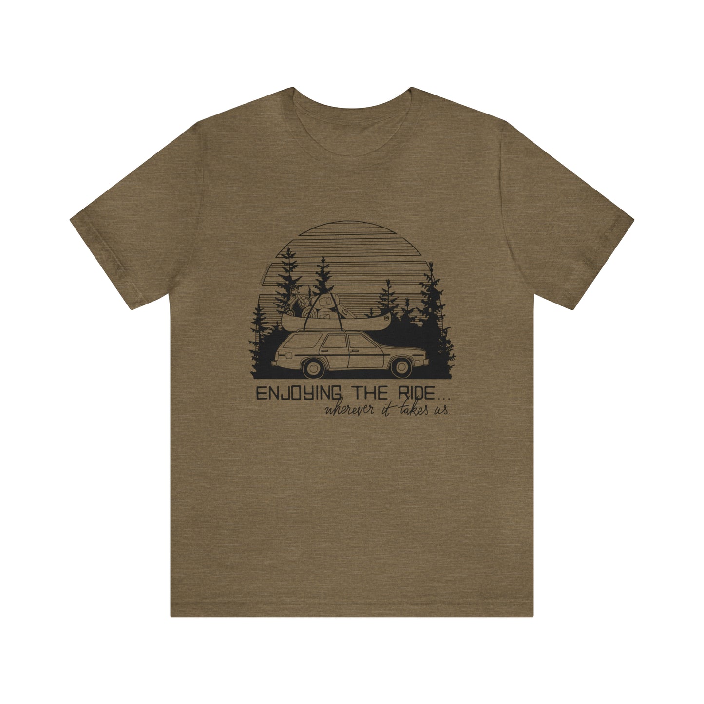 'ENJOYING THE RIDE' UNISEX T-SHIRT
