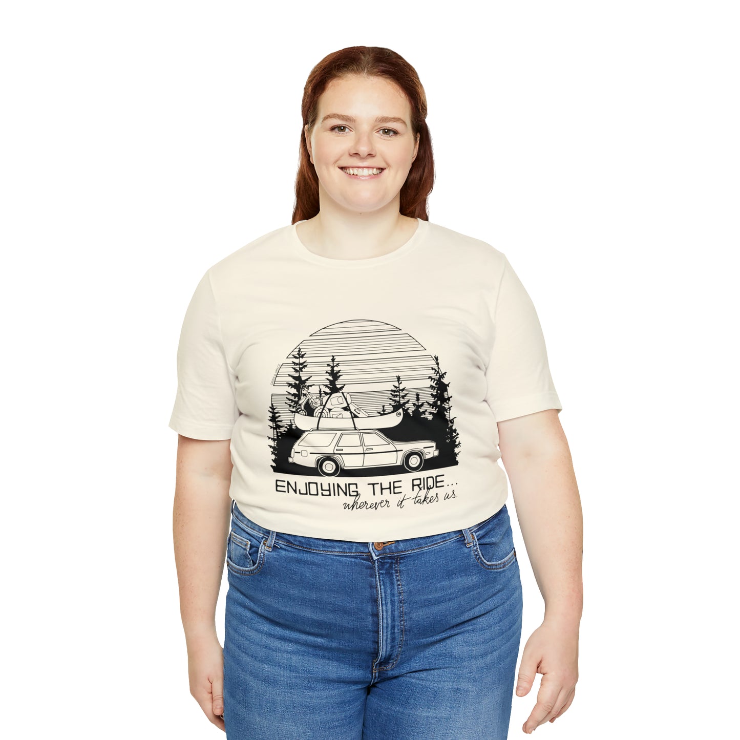 'ENJOYING THE RIDE' UNISEX T-SHIRT