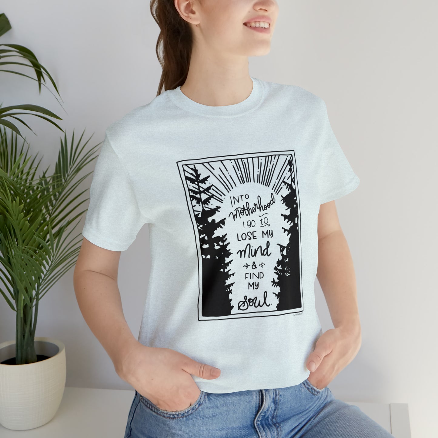 'INTO MOTHERHOOD I GO' MOM T-SHIRT