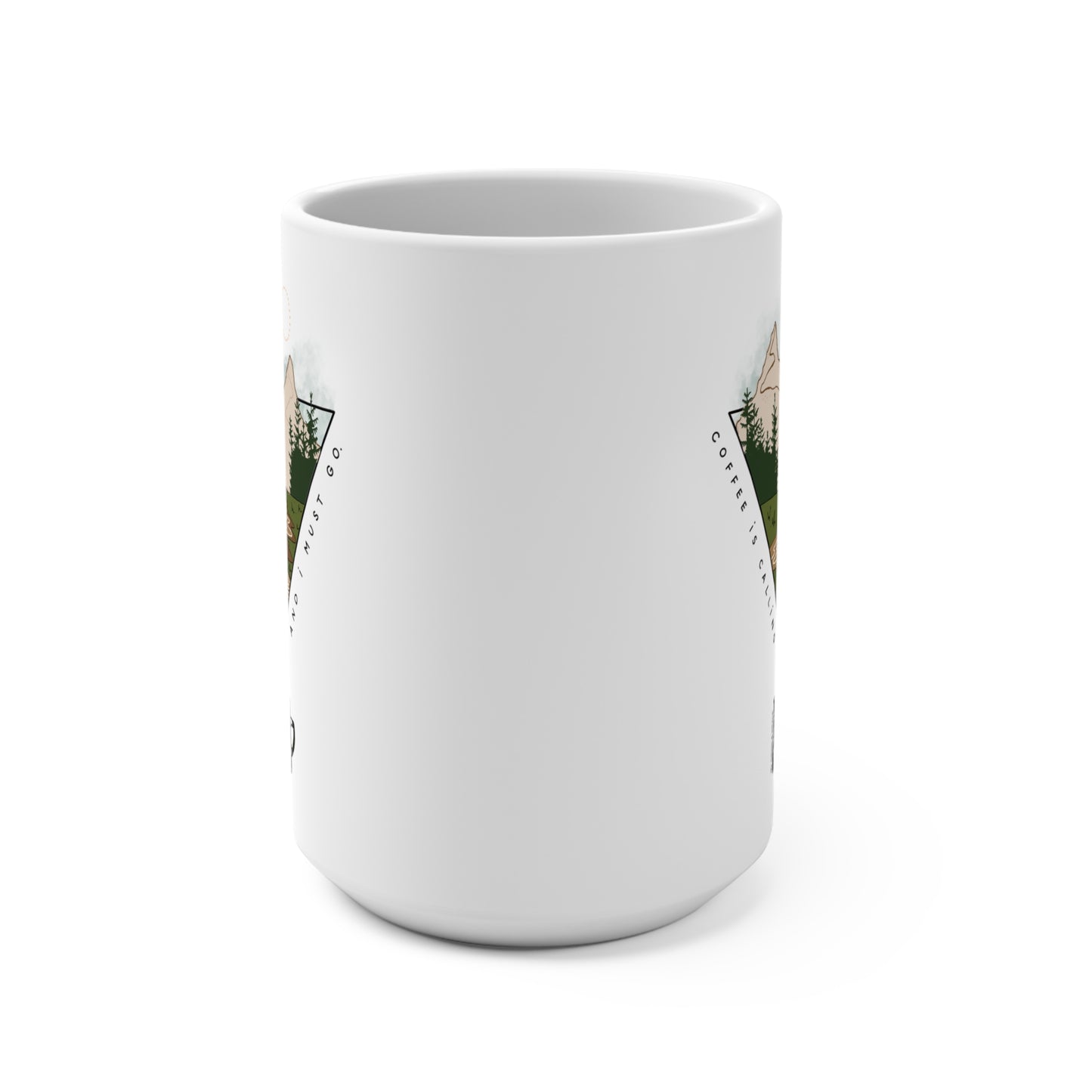 'COFFEE IS CALLING' 15 OZ CERAMIC COFFEE MUG