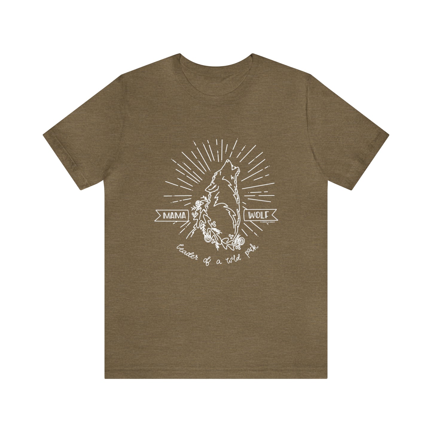 'LEADER OF A WILD PACK' WOLF MOM T-SHIRT
