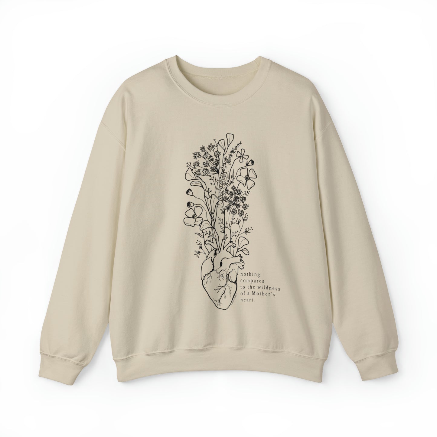 'THE WILDNESS OF A MOTHERS HEART' MOM SWEATSHIRT