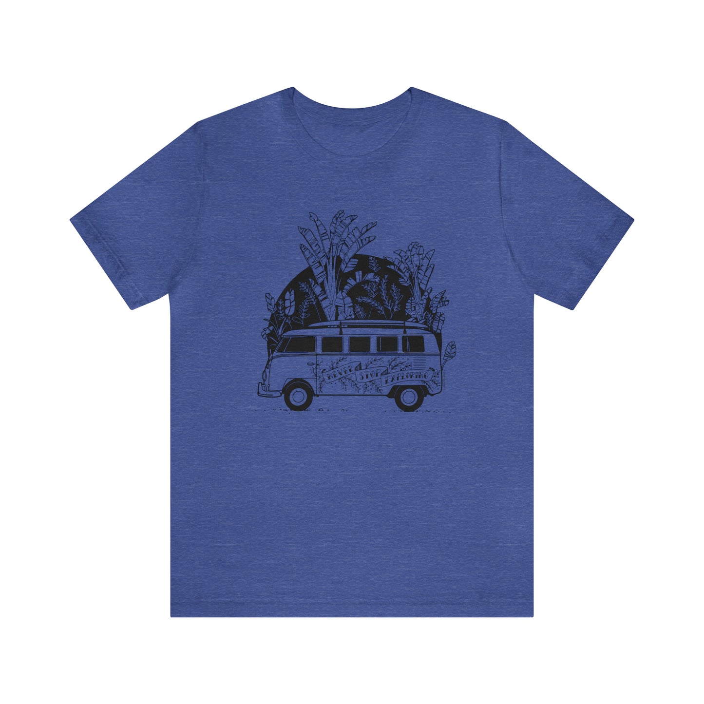 'NEVER STOP EXPLORING' VAN LIFE UNISEX T-SHIRT