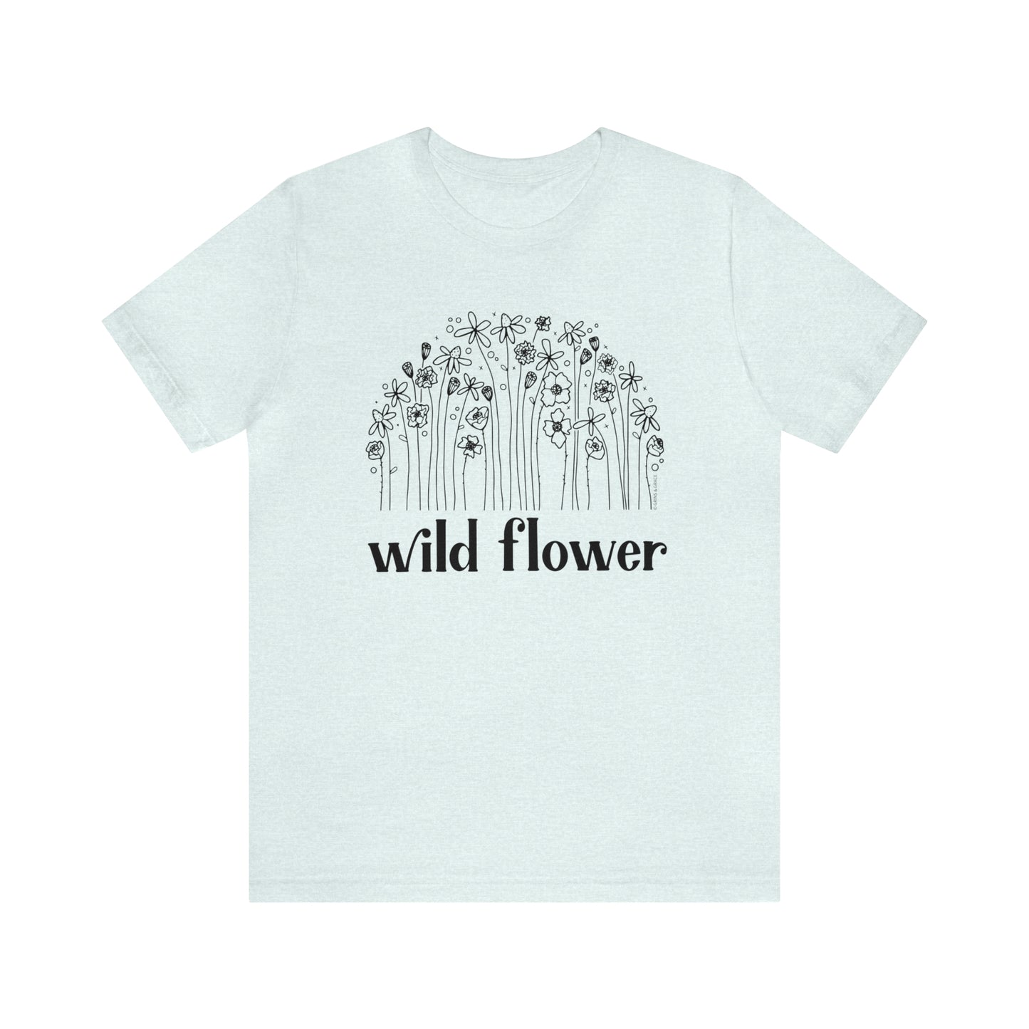 'WILD FLOWER' WOMENS T-SHIRT