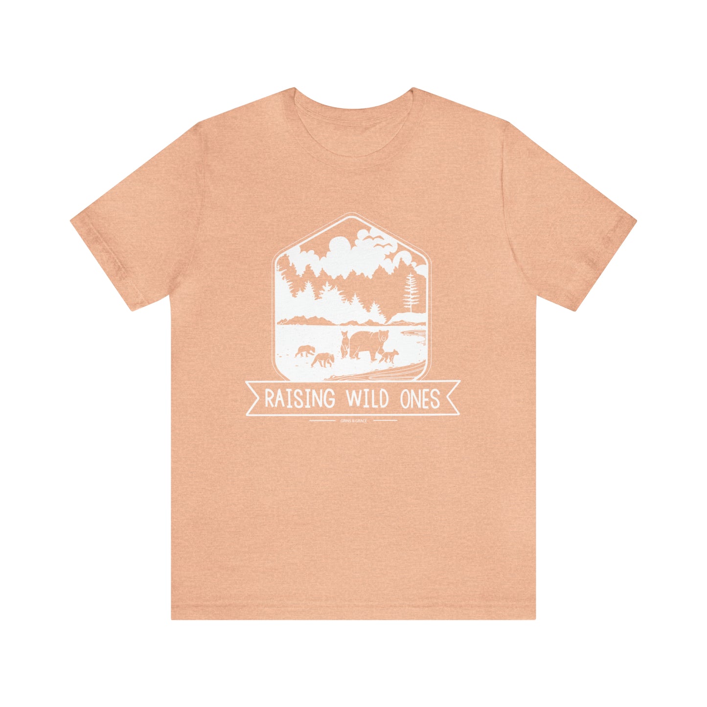 'RAISING WILD ONES' MAMA BEAR MOM T-SHIRT