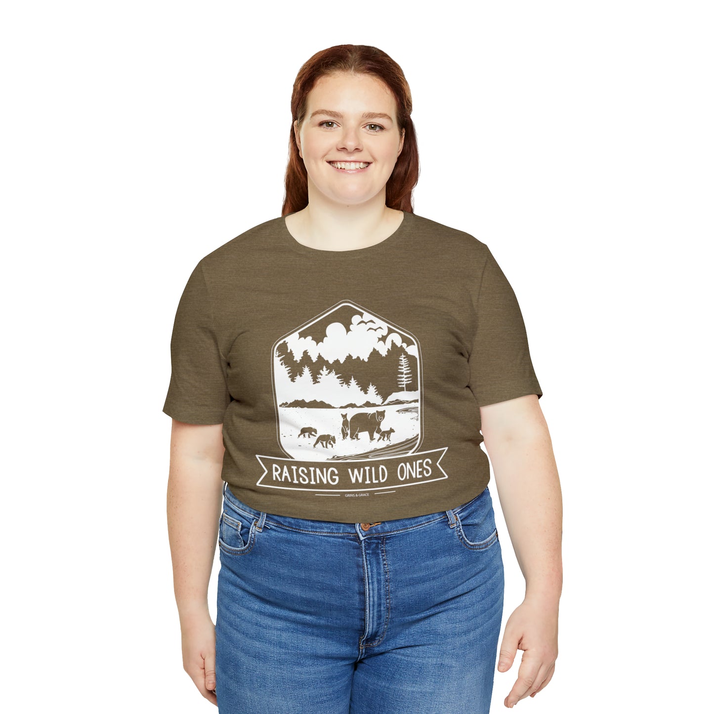 'RAISING WILD ONES' MAMA BEAR MOM T-SHIRT