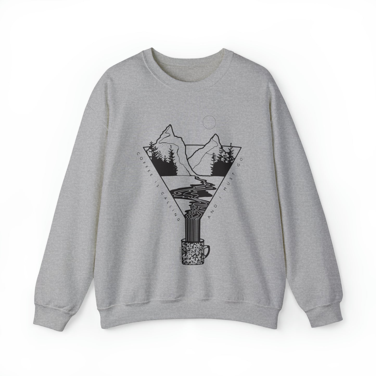 'COFFEE IS CALLING' UNISEX SWEATSHIRT