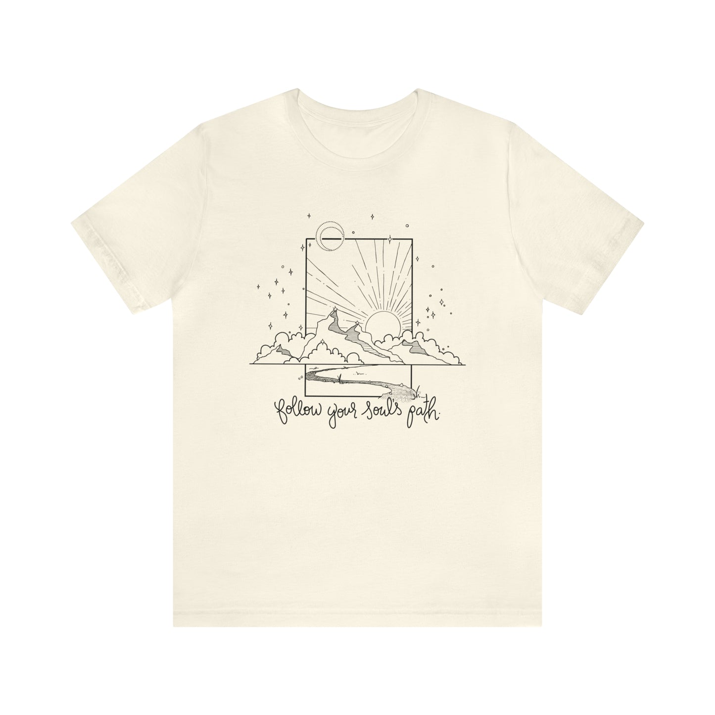'FOLLOW YOUR SOUL'S PATH' WOMENS T-SHIRT