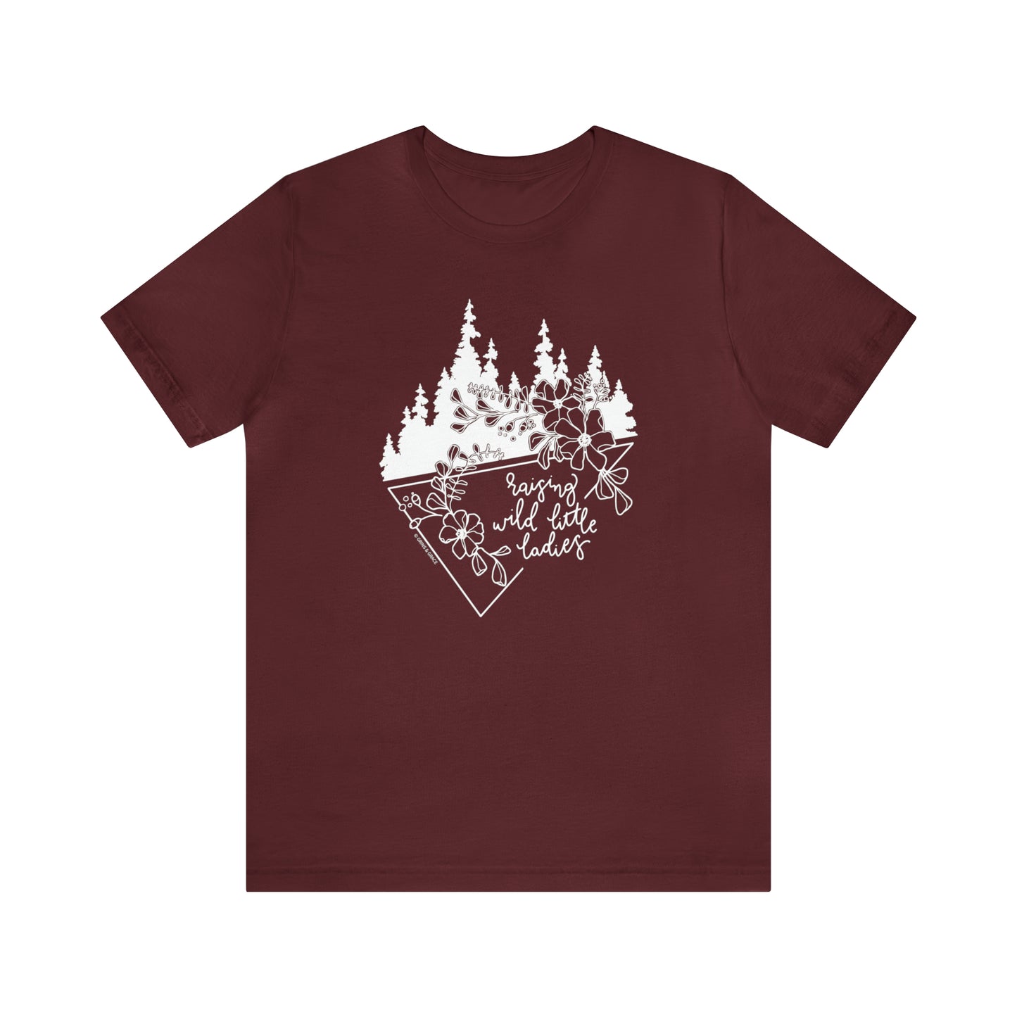 'RAISING WILD LITTLE LADIES' MOM T-SHIRT
