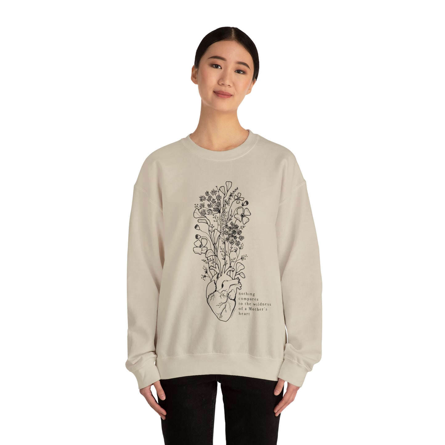 'THE WILDNESS OF A MOTHERS HEART' MOM SWEATSHIRT