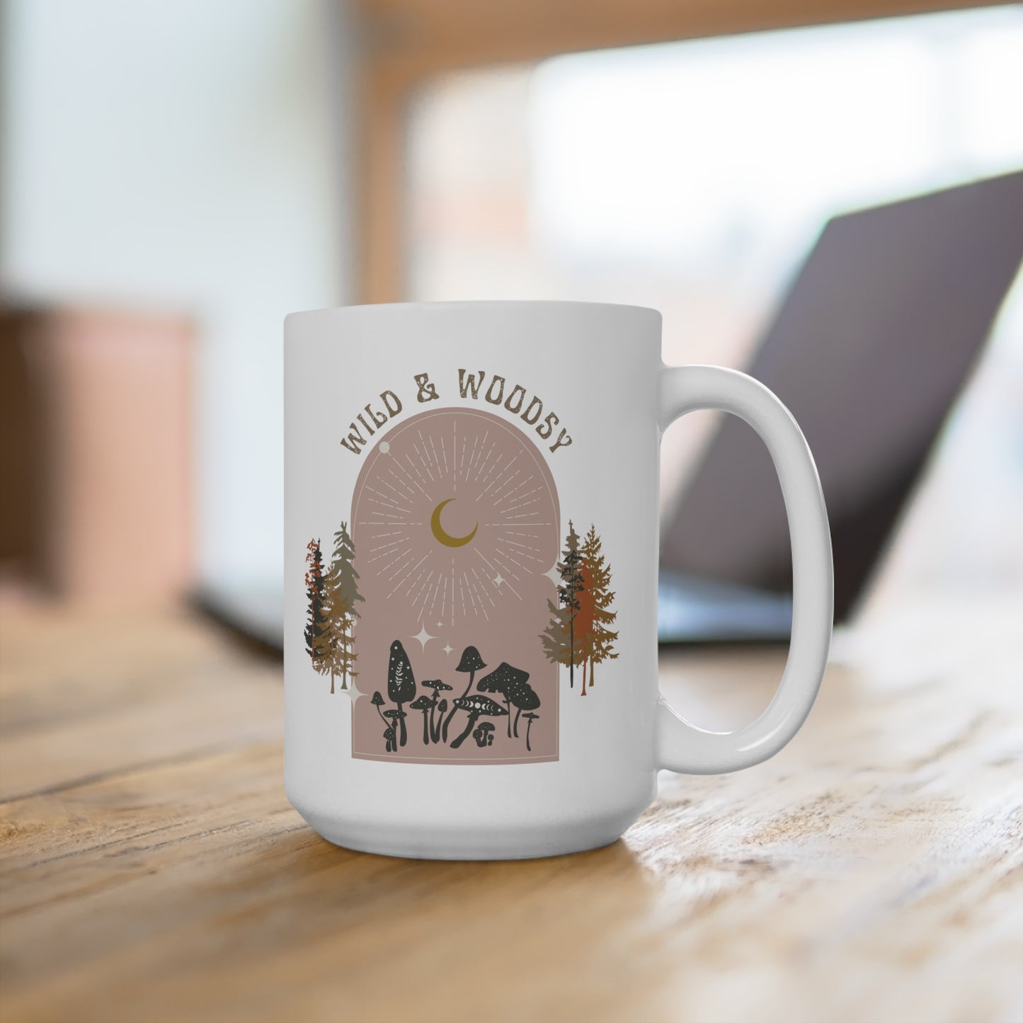 WILD & WOODSY CERAMIC COFFEE MUG