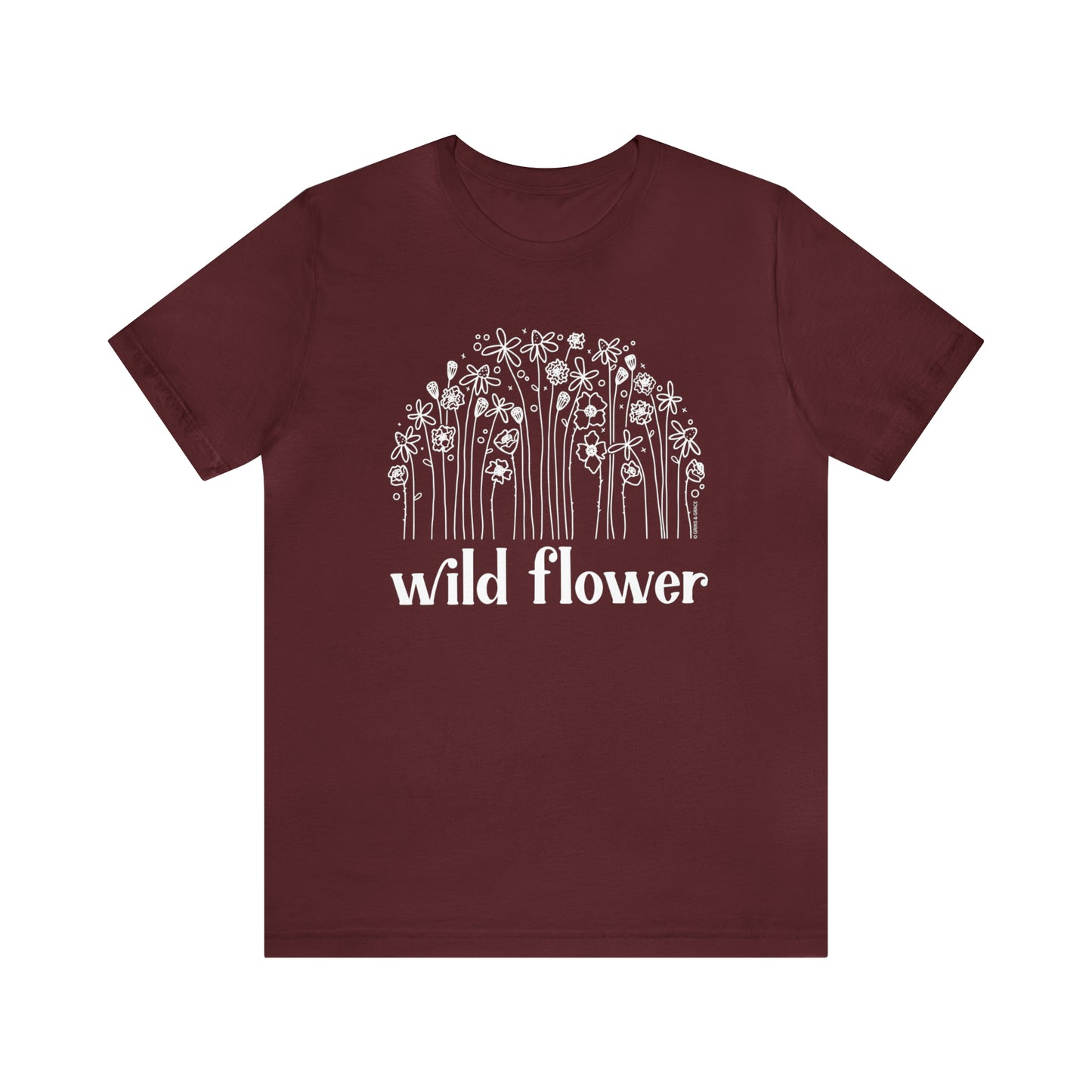 'WILD FLOWER' WOMENS T-SHIRT