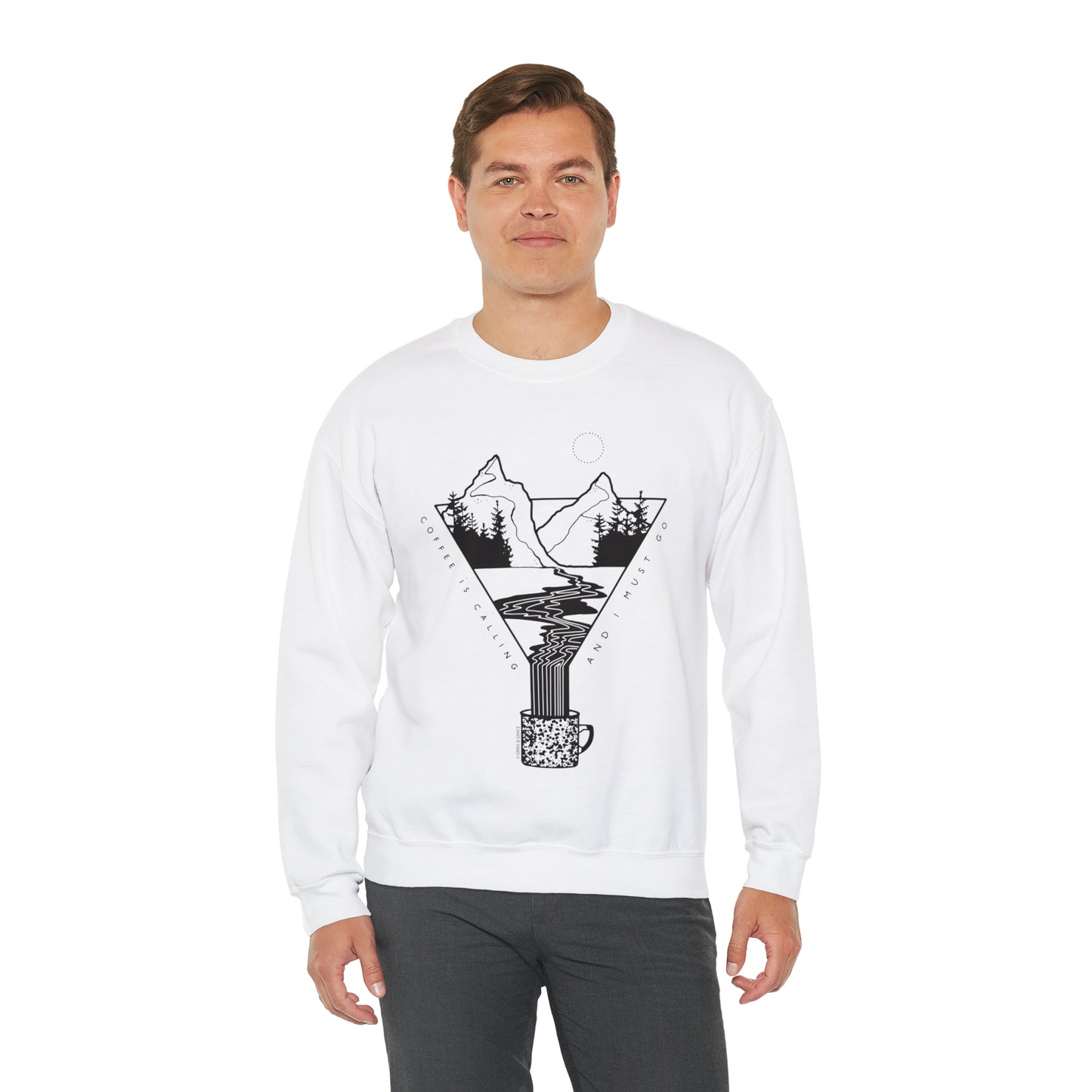 'COFFEE IS CALLING' UNISEX SWEATSHIRT