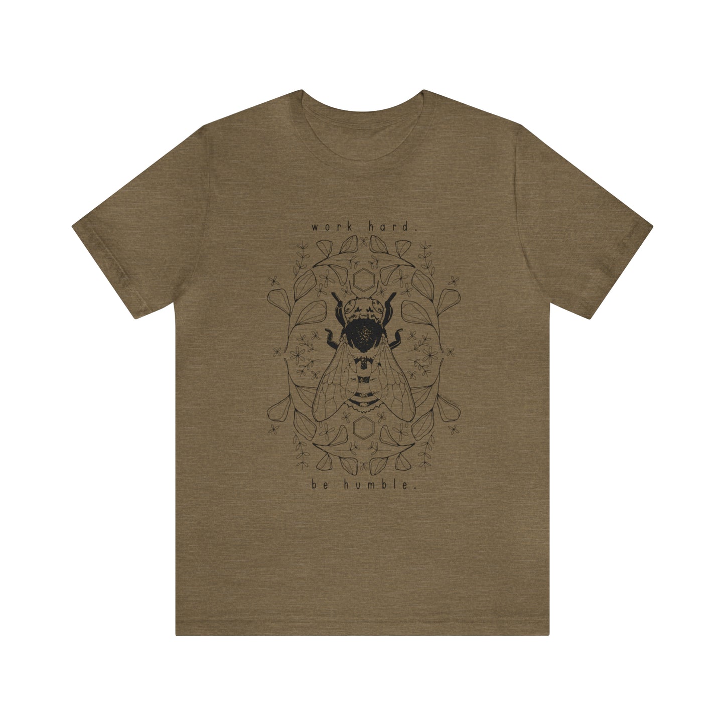'WORK HARD. BE HUMBLE' WOMENS HONEYBEE T-SHIRT