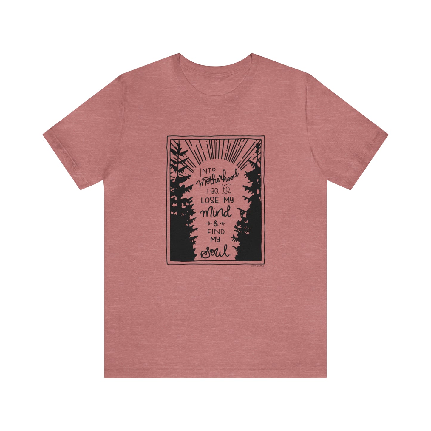 'INTO MOTHERHOOD I GO' MOM T-SHIRT