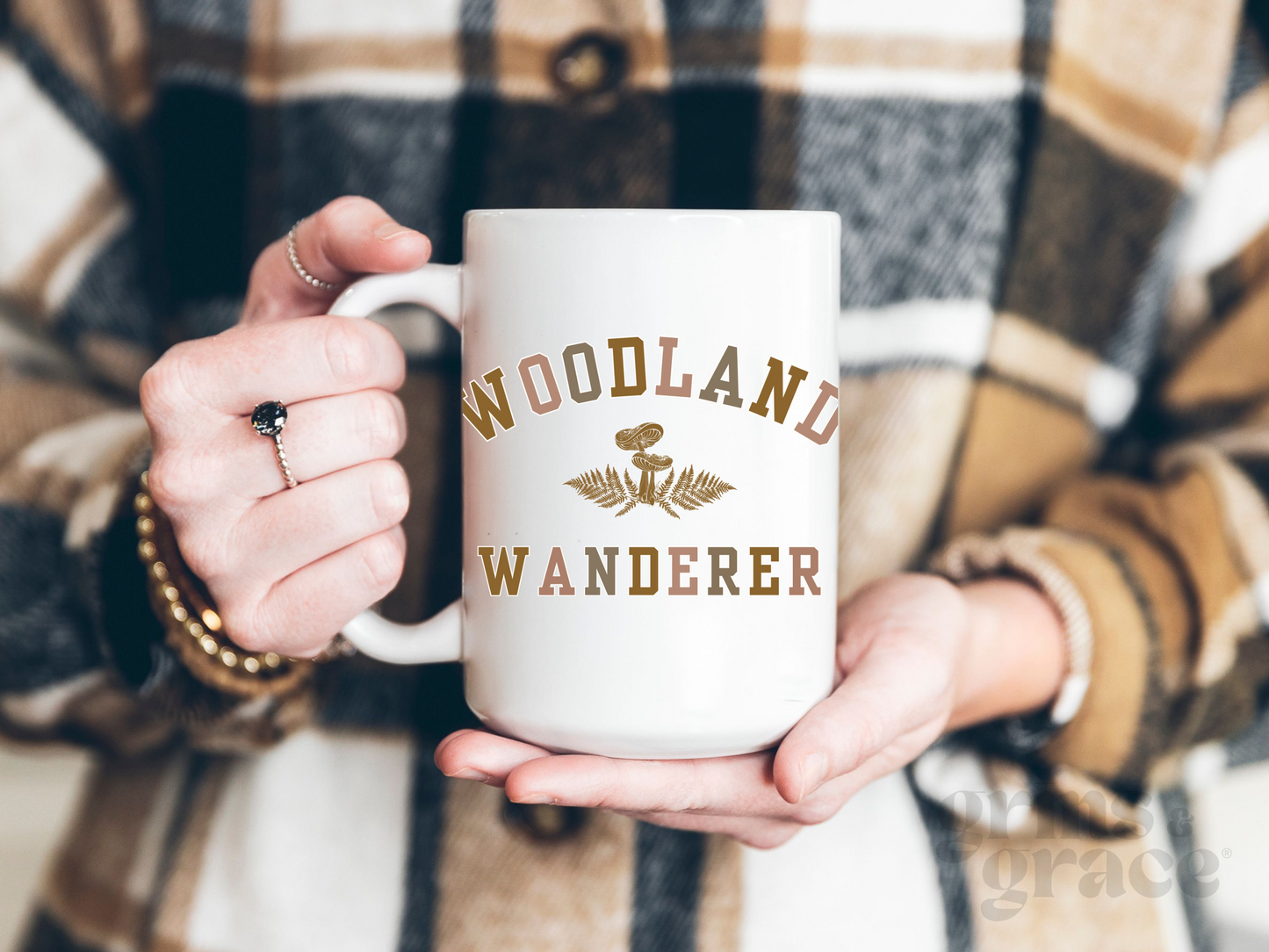 WOODLAND WANDERER CERAMIC COFFEE MUG | FULL COLOR