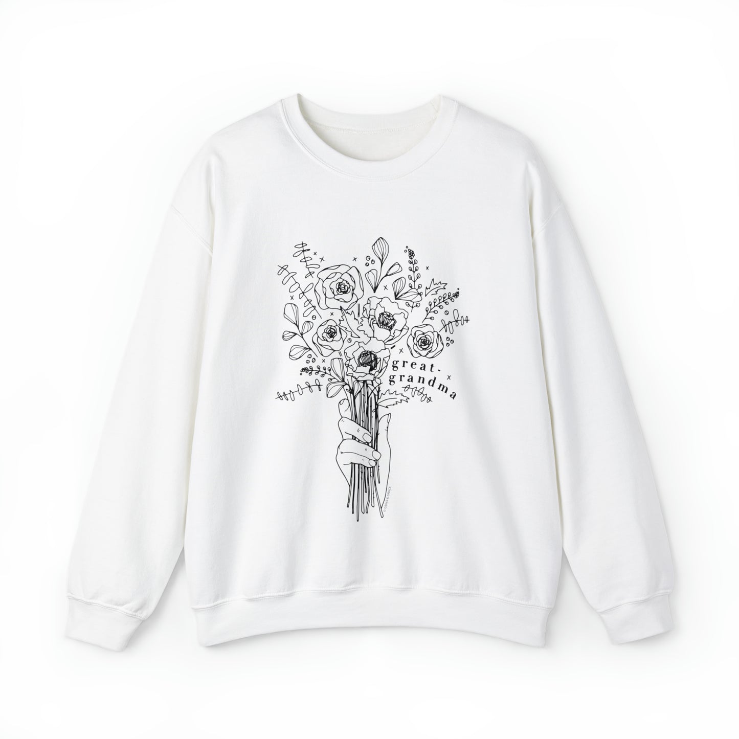 'PICKING WILDFLOWERS' GREAT GRANDMA SWEATSHIRT
