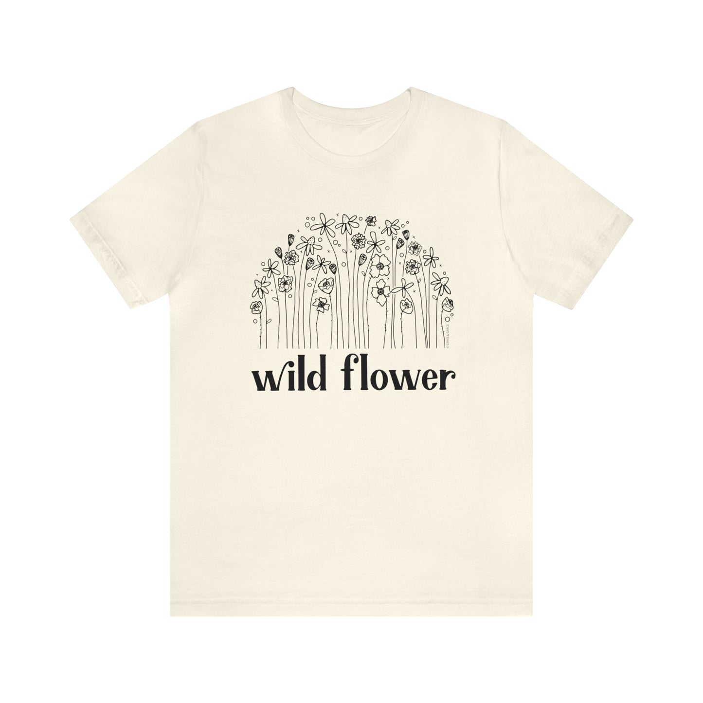 'WILD FLOWER' WOMENS T-SHIRT
