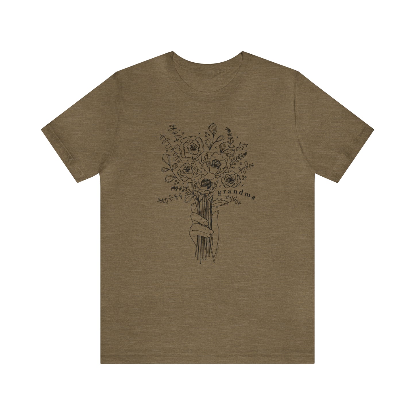 'GRANDMA: PICKING WILDFLOWERS' GRANDMA T-SHIRT