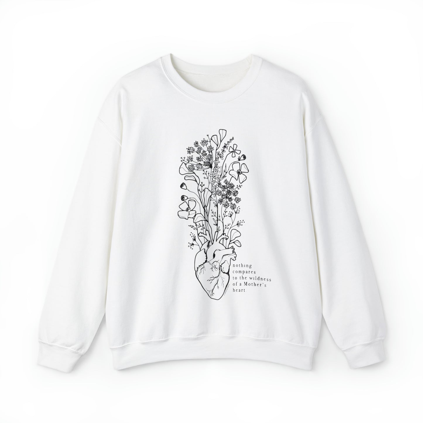 'THE WILDNESS OF A MOTHERS HEART' MOM SWEATSHIRT