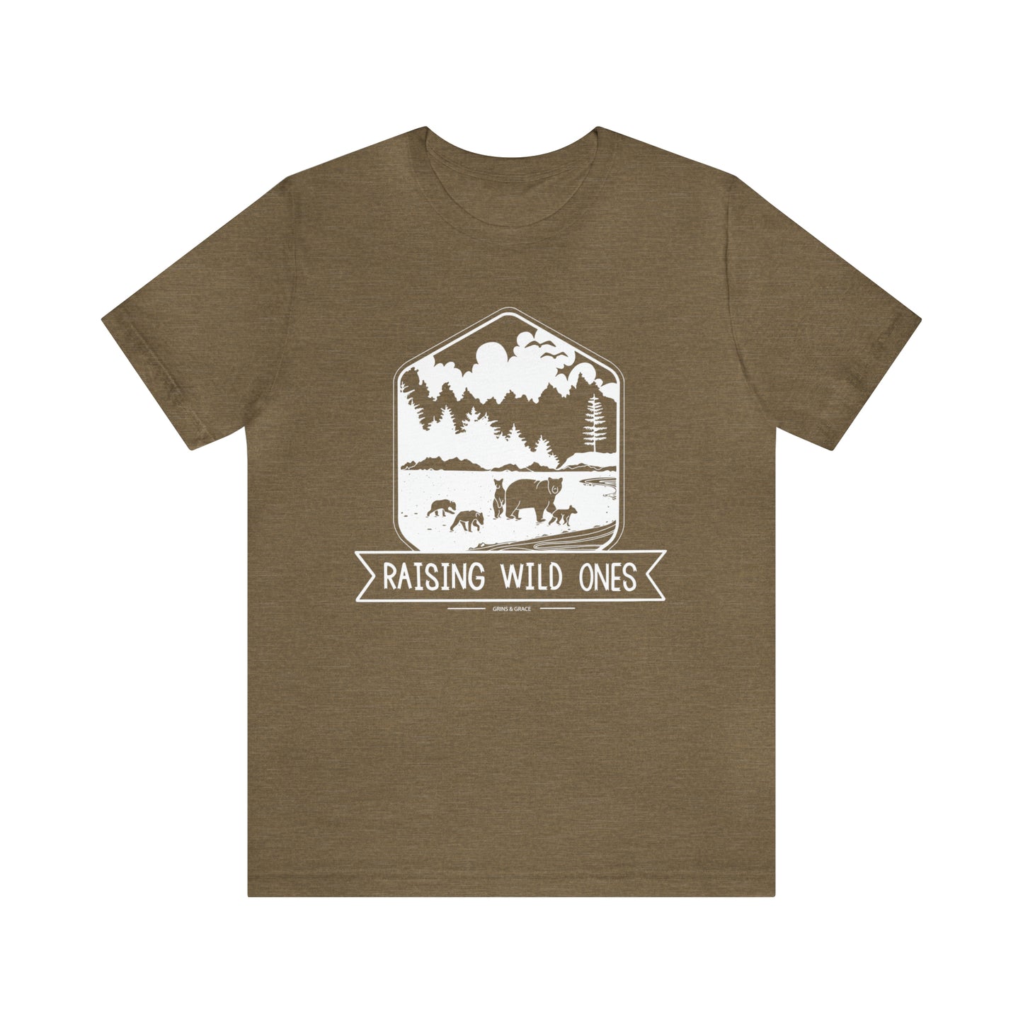 'RAISING WILD ONES' MAMA BEAR MOM T-SHIRT